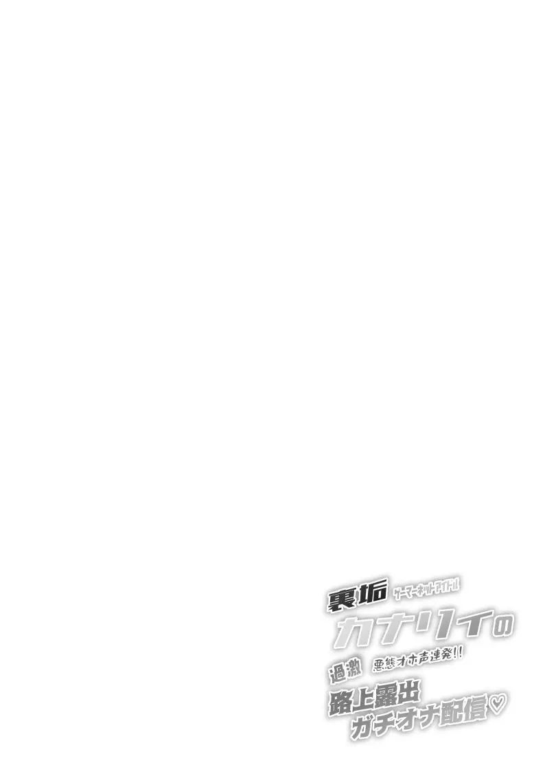 カナリィの過激!!路上露出ガチオナ配信 Page.3