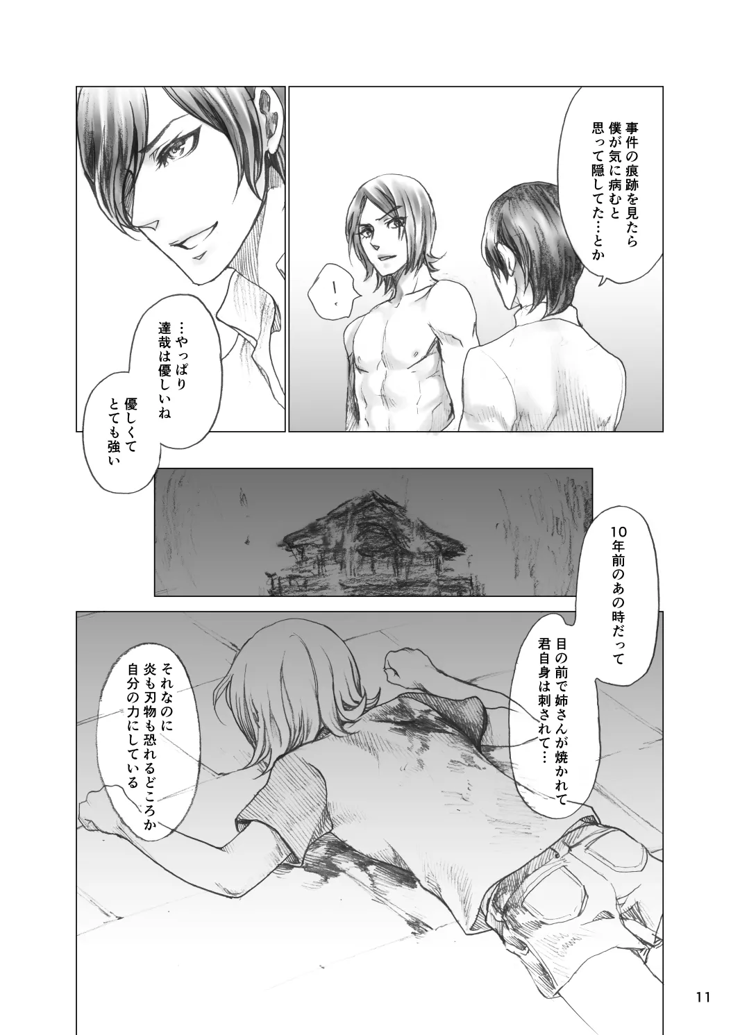 『熱と傷痕』再録【腐向け/R-18】 Page.10
