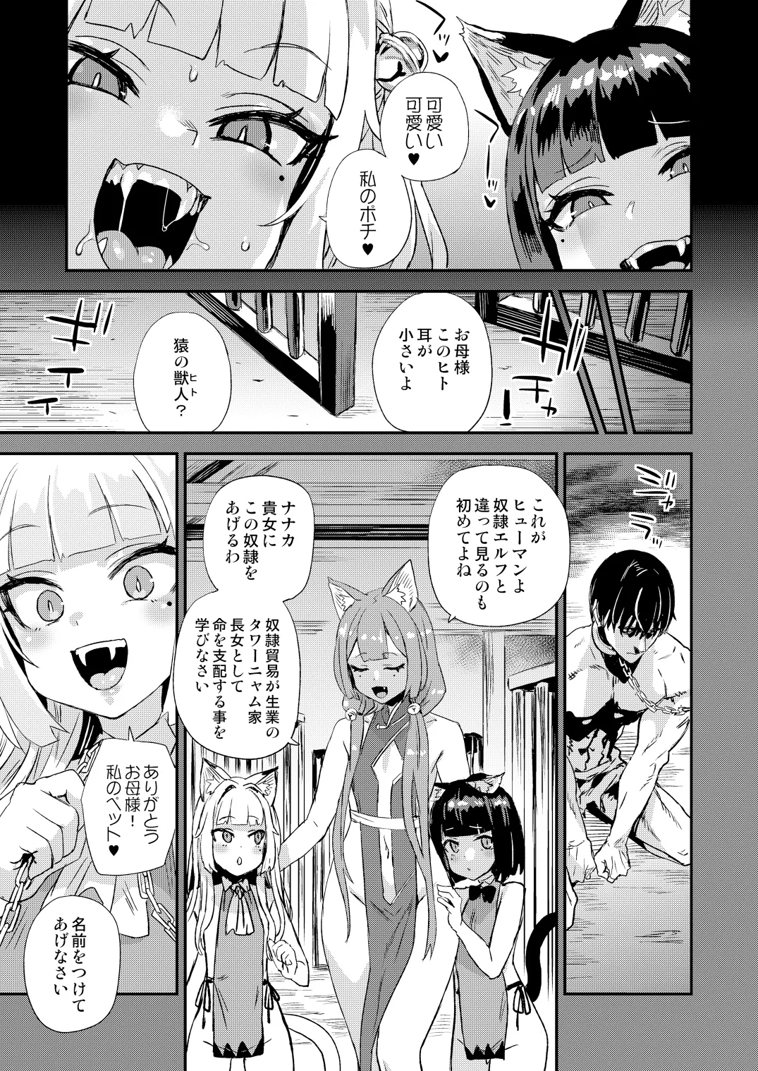 猫族娘はヒトを飼う。 Page.4