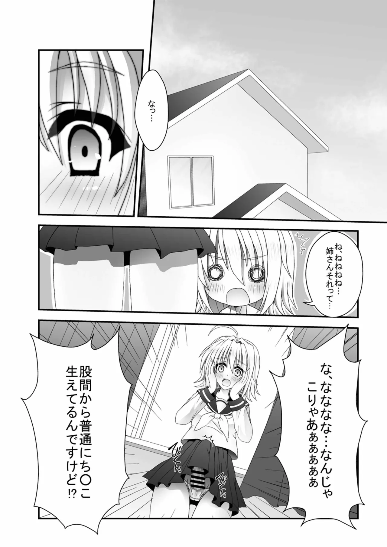僕のおねえちゃんにちんぽが生えた!! Page.19
