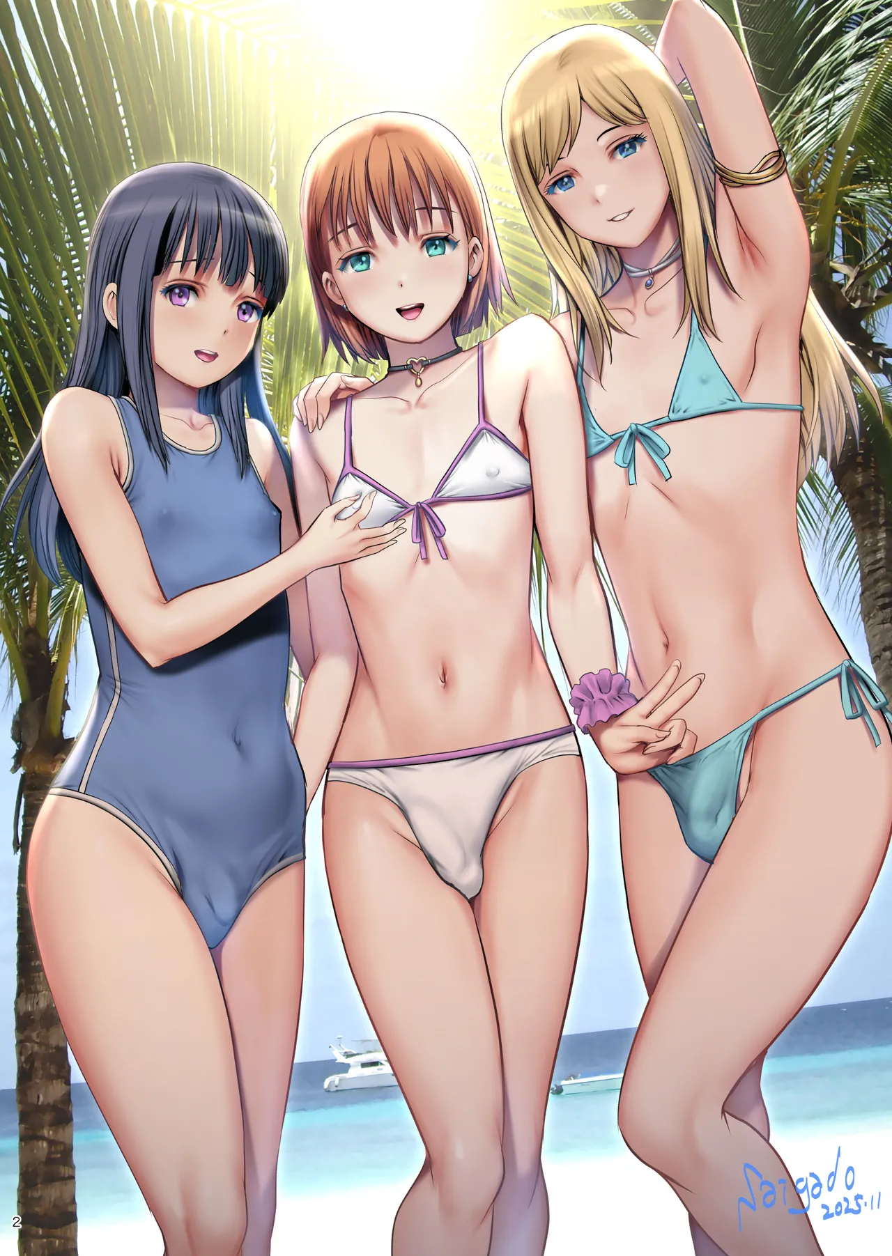 Hi!girlies! ぼくのおとこのコにっき Page.2