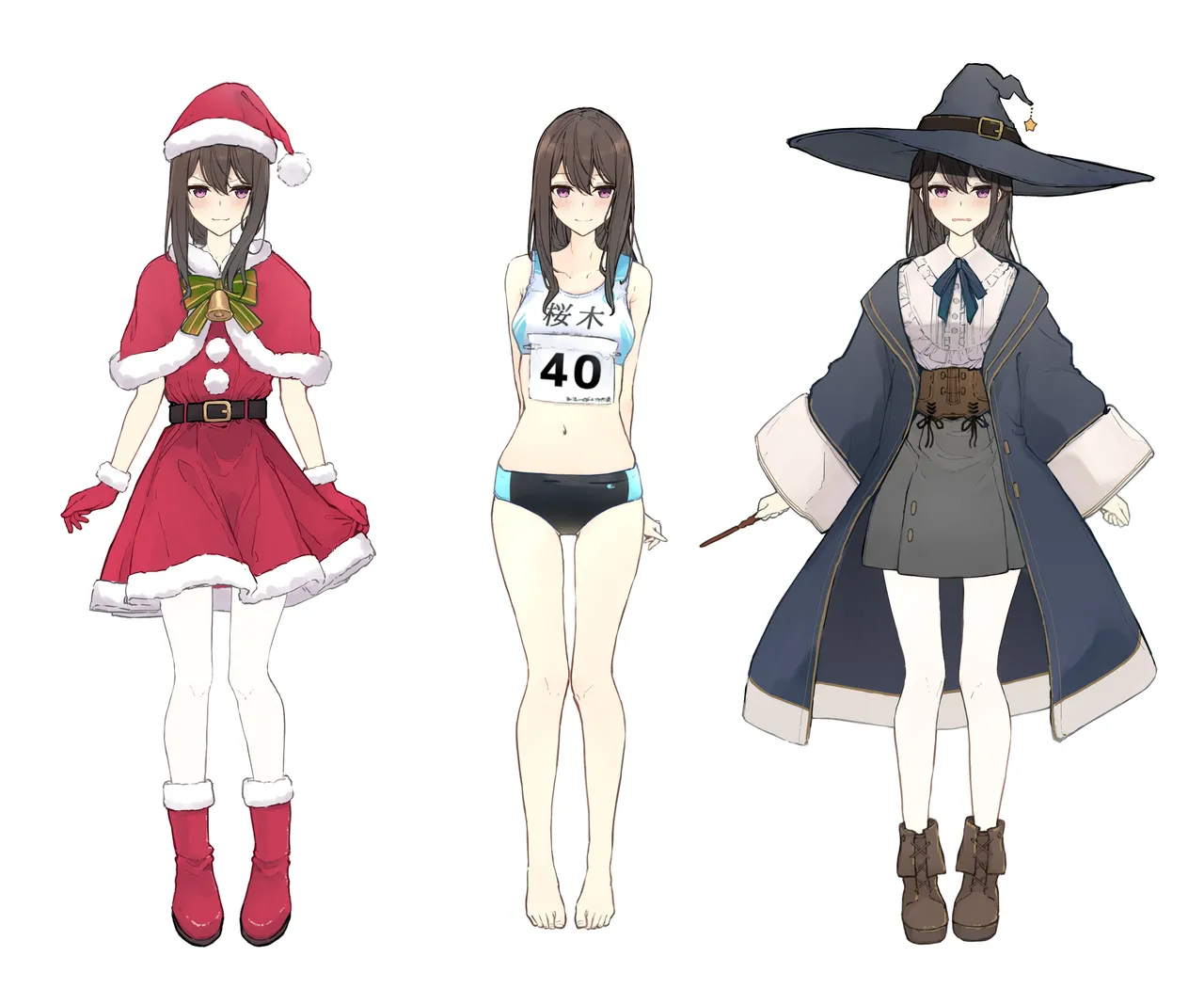 ［なのなんの］ 早希ちゃん if衣装 06（魔法使い・陸上ユニフォーム・サンタ） Page.5