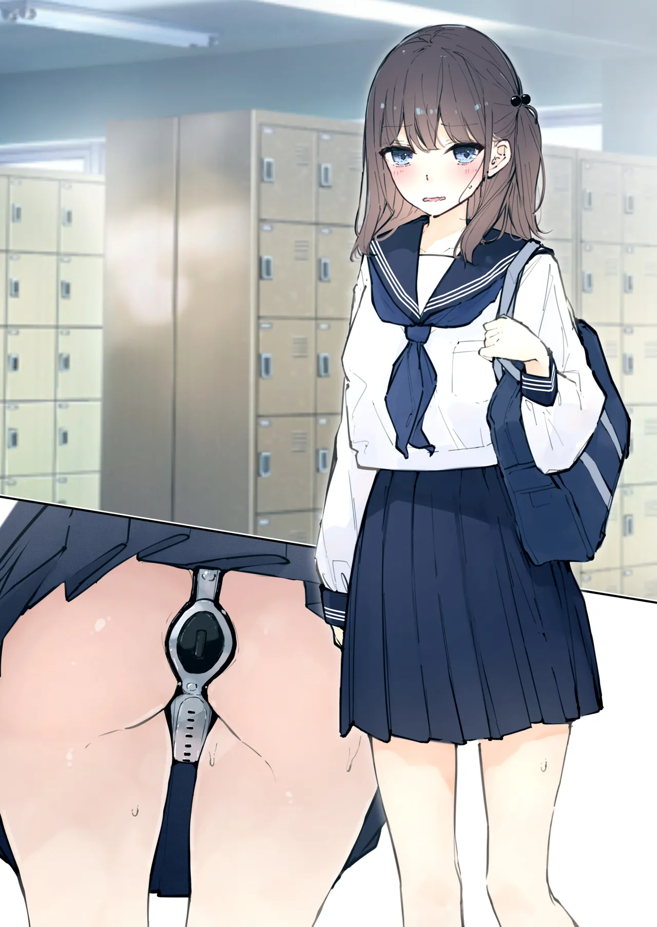 ［なのなんの］ 貞操帯●教されてる女の子01 Page.8