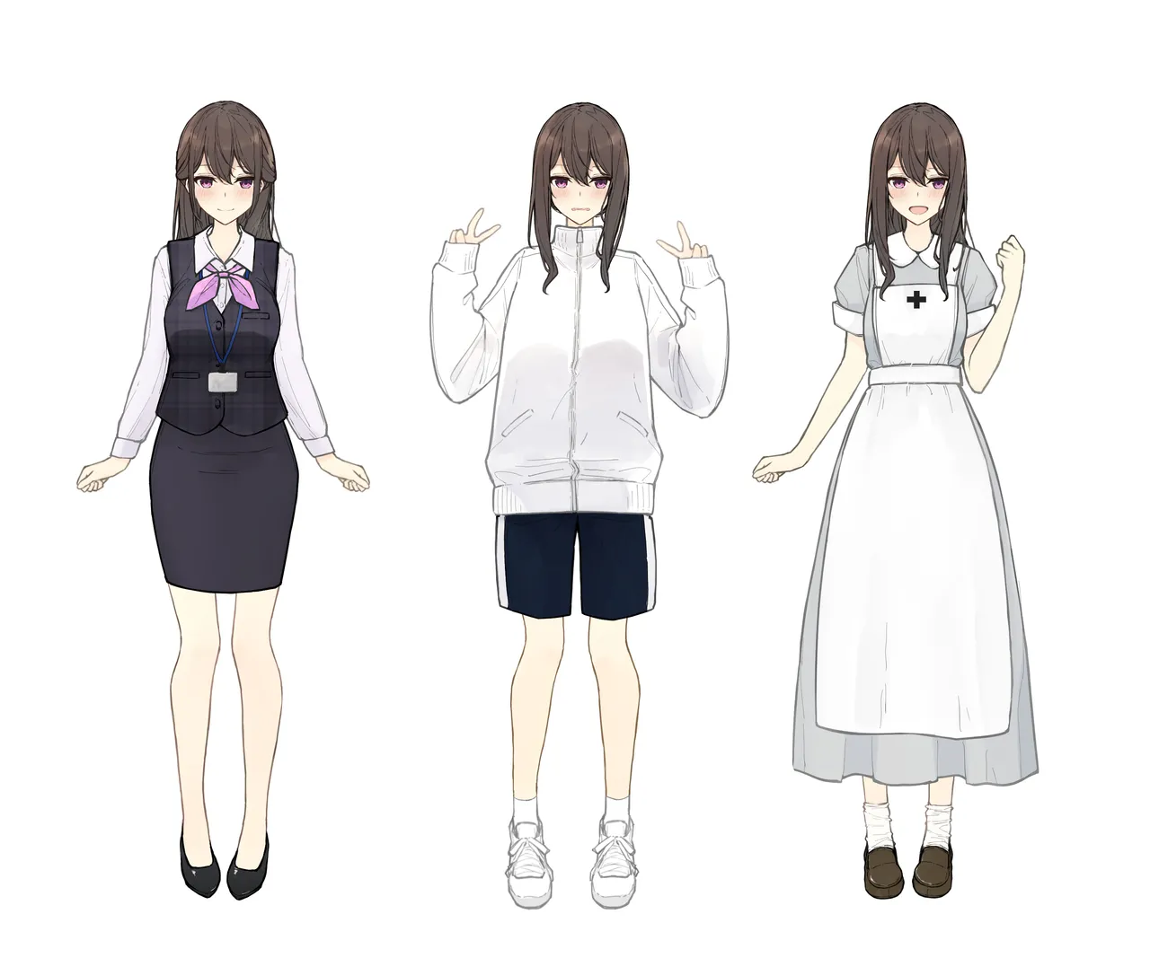 ［なのなんの］ 早希ちゃん if衣装 05（ナース・体操服・受付嬢） Page.4