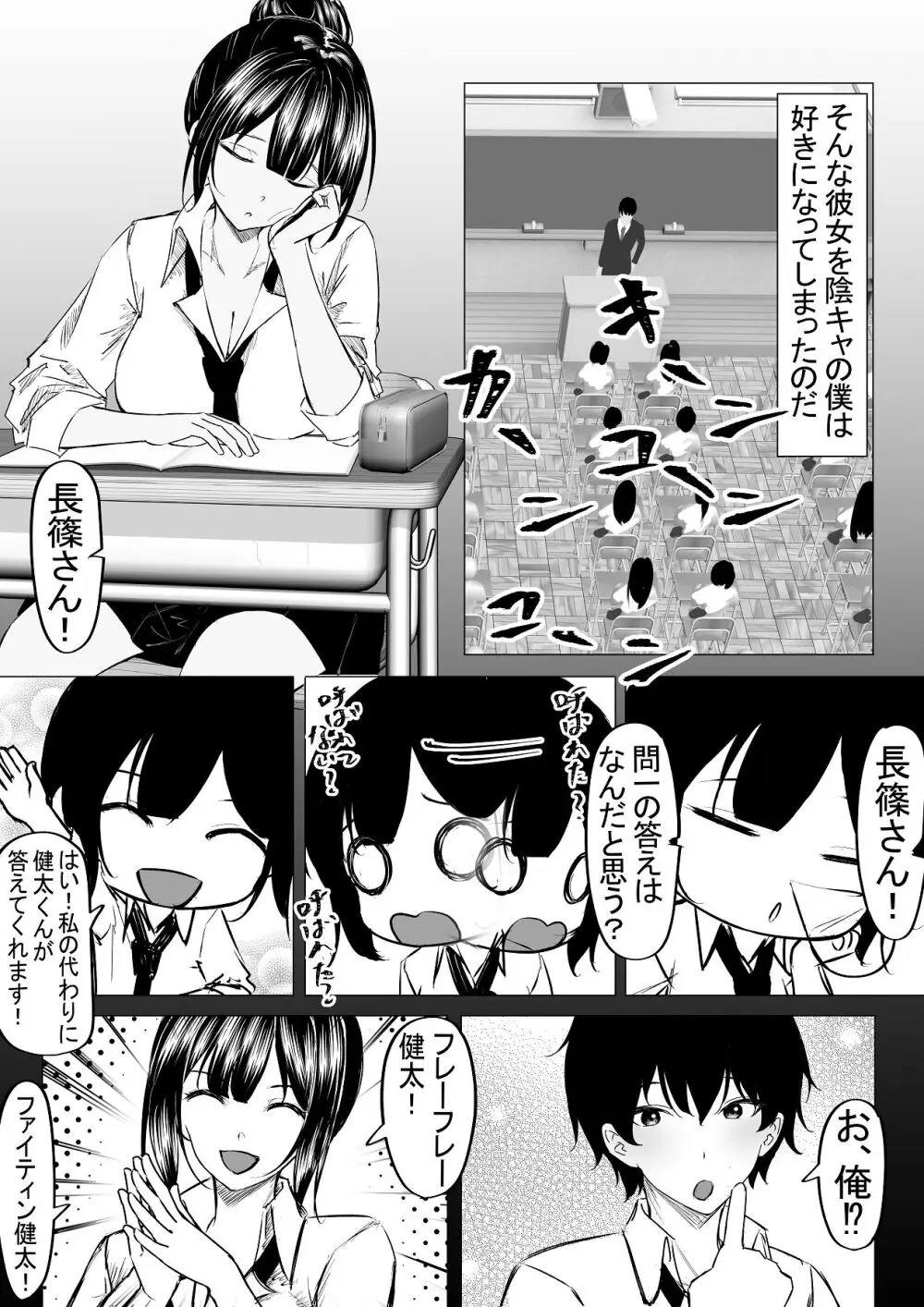 ドS一軍美女を陰キャの僕が無理矢理ハメる話。1 Page.9