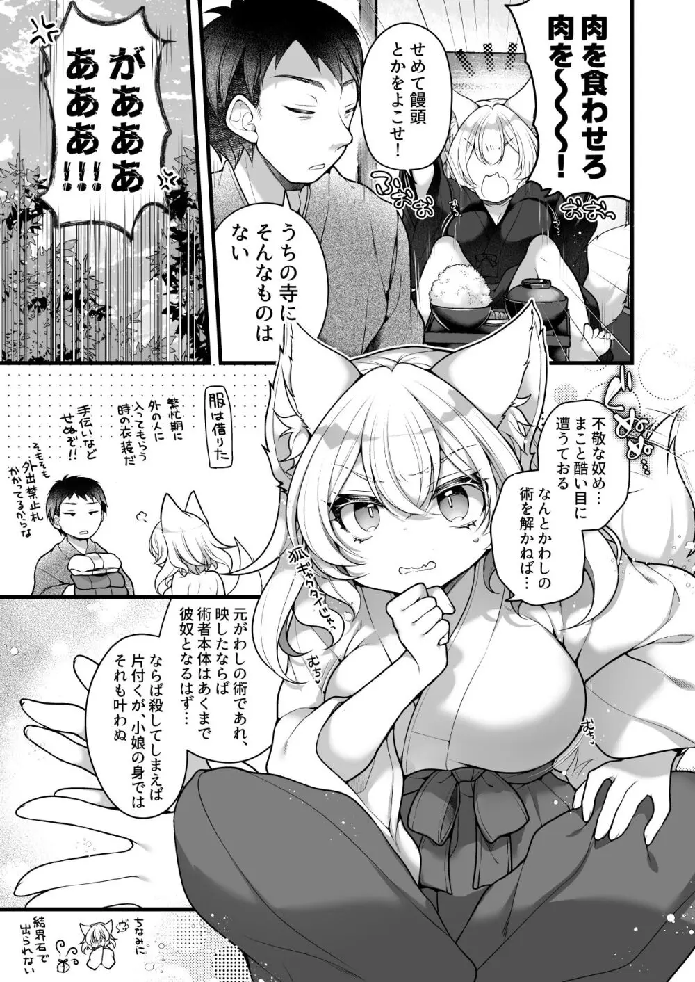 一千年を生きる天狐のわしが人の子など孕みとうない!! Page.9