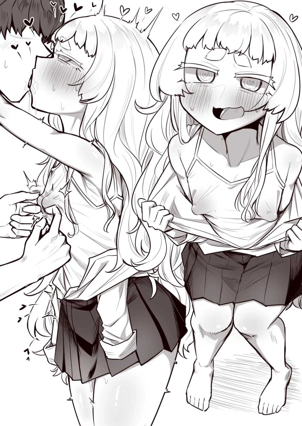 腐れ縁雑魚乳首 02 Page.55