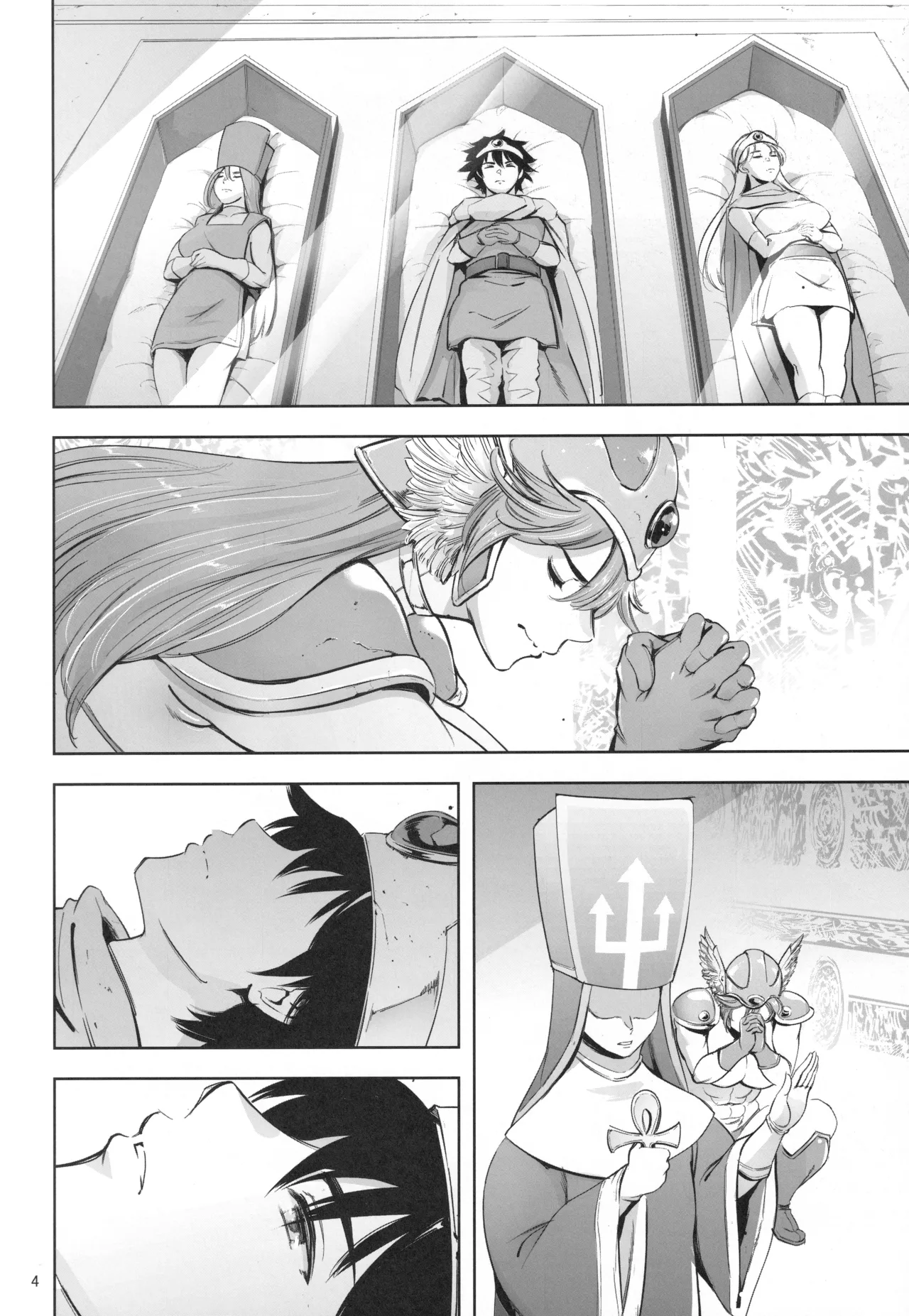 敗北女戦士とヤレる砂漠の国の闘技場 Page.3