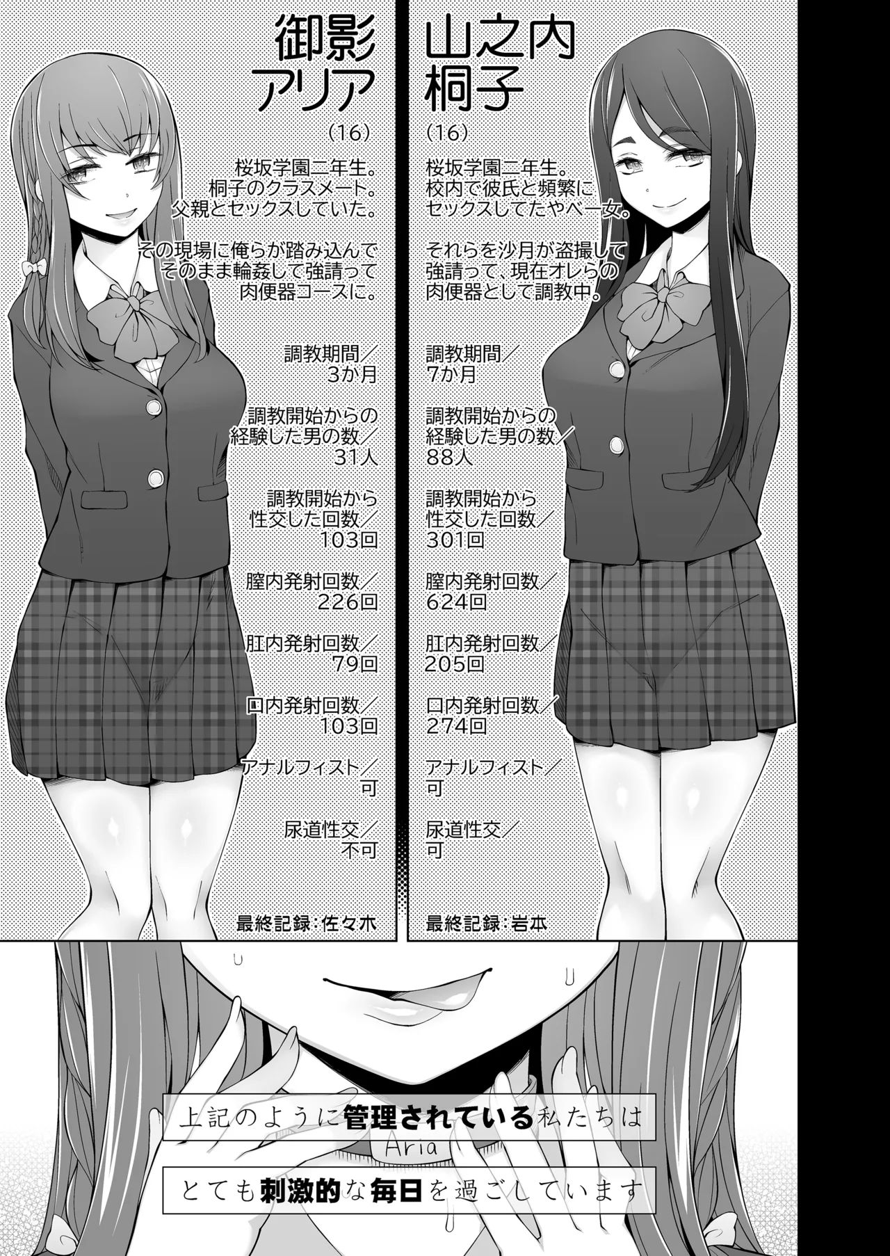 校舎の向かいのマジックミラー 学友が見える窓の内側で私達は全裸にされて弄ばれるの… Page.11