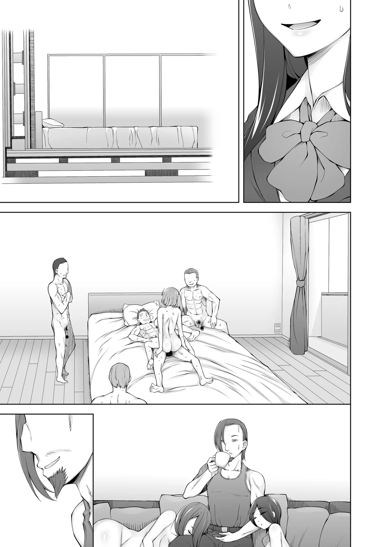 校舎の向かいのマジックミラー 学友が見える窓の内側で私達は全裸にされて弄ばれるの… Page.13