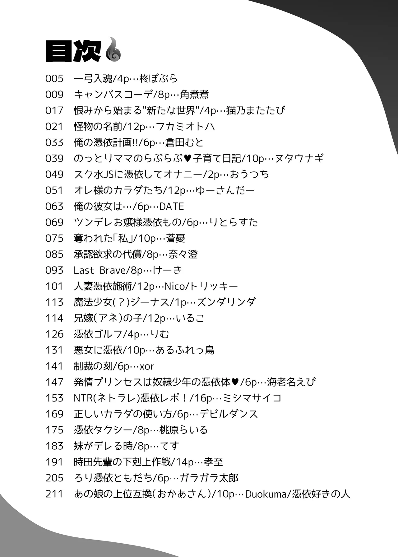 憑依カタログvol.2〜女のカラダを乗っ取りまくる合同誌〜 Page.3