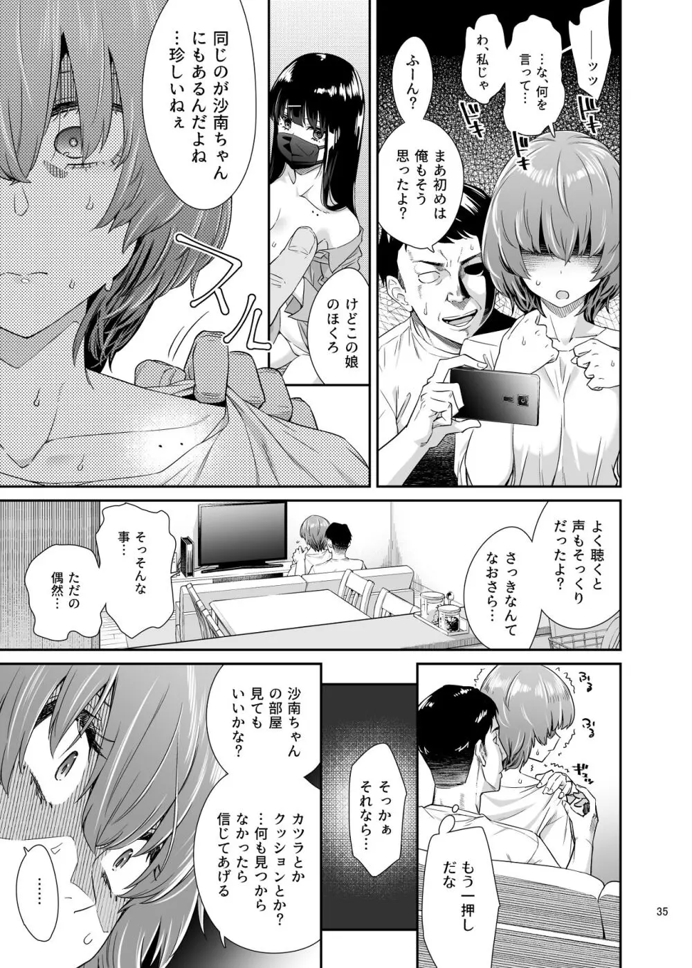 沙南ちゃんを眠らせてぶち●す Page.34