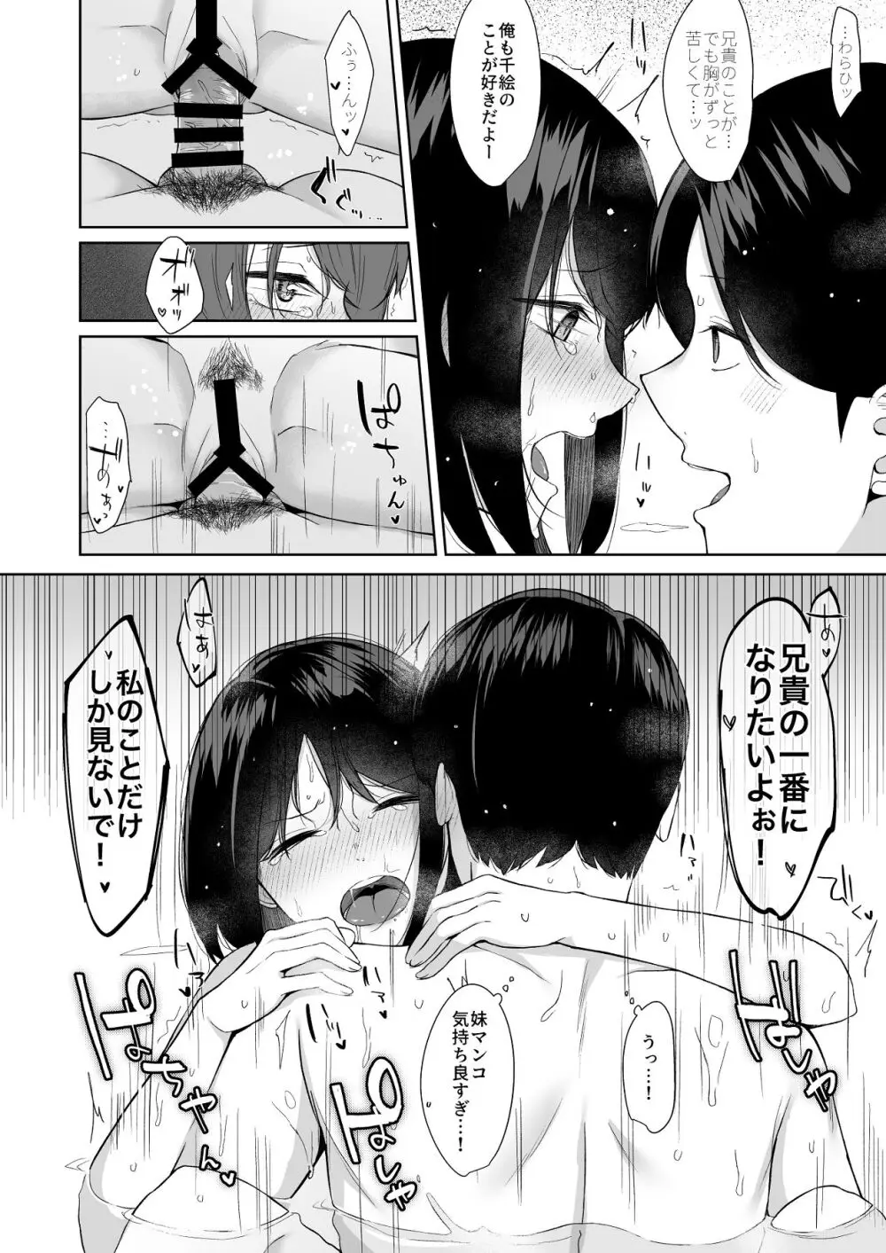 バスルーム -冷淡な妹に迫ってみた。案外チョロかった。3- Page.21