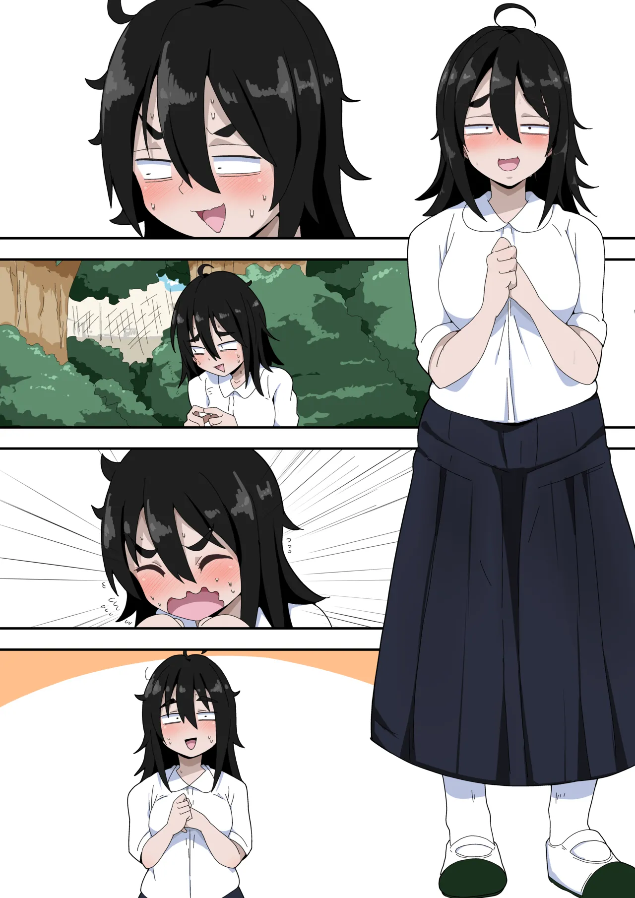 地味子ちゃんをオナホにする話し Page.106