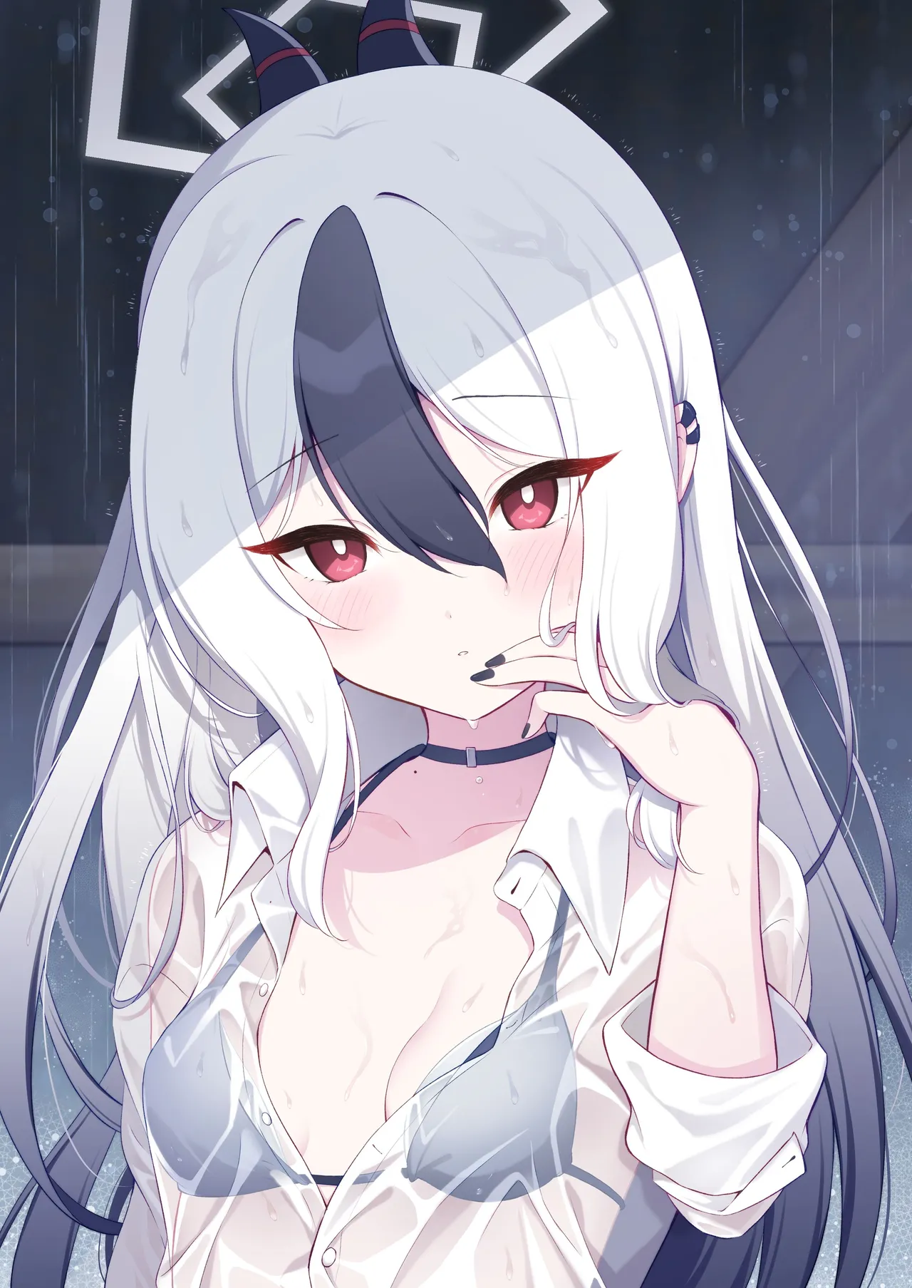 濡れ透けカヨコとバス停で… Page.37