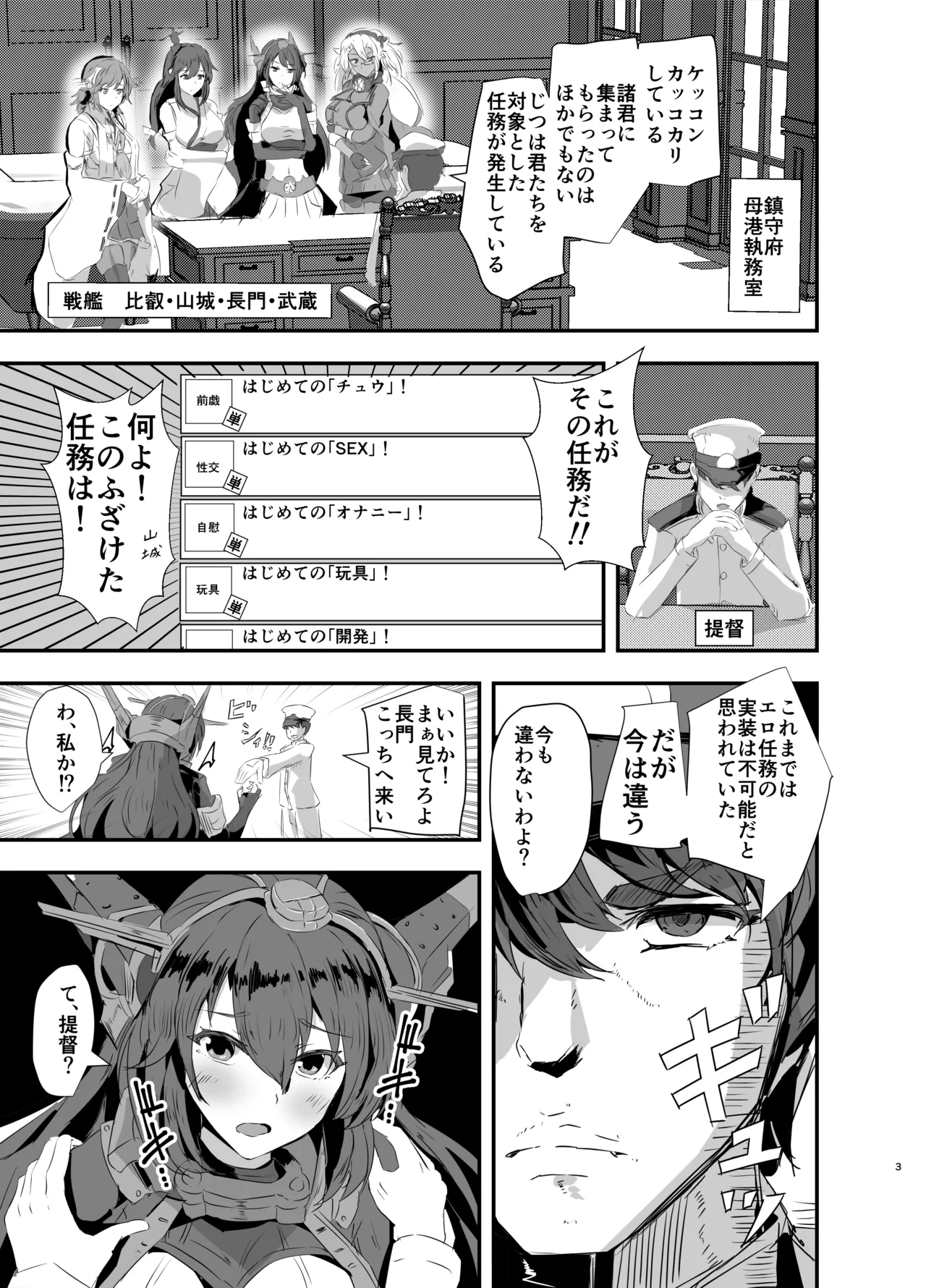 艦隊司令部より入電!淫欲任務を遂行せよ!! Page.2