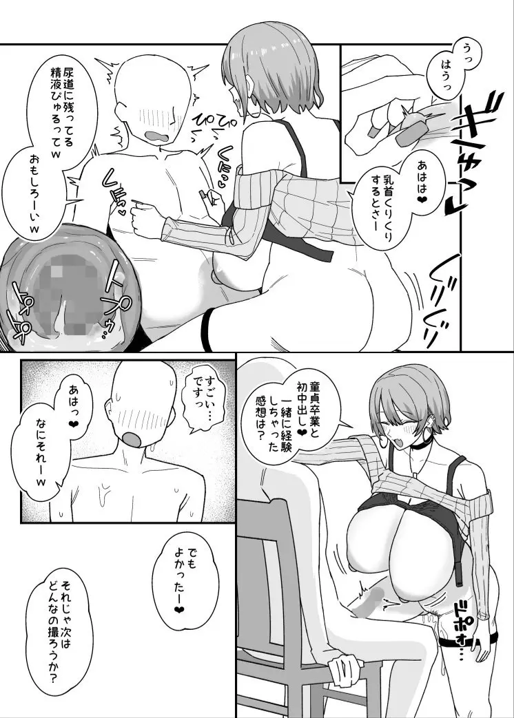 甘サド系小悪魔女子(ギャル)のクソザコ童貞ちんぽ救済！いちゃラブどすけべH Page.17