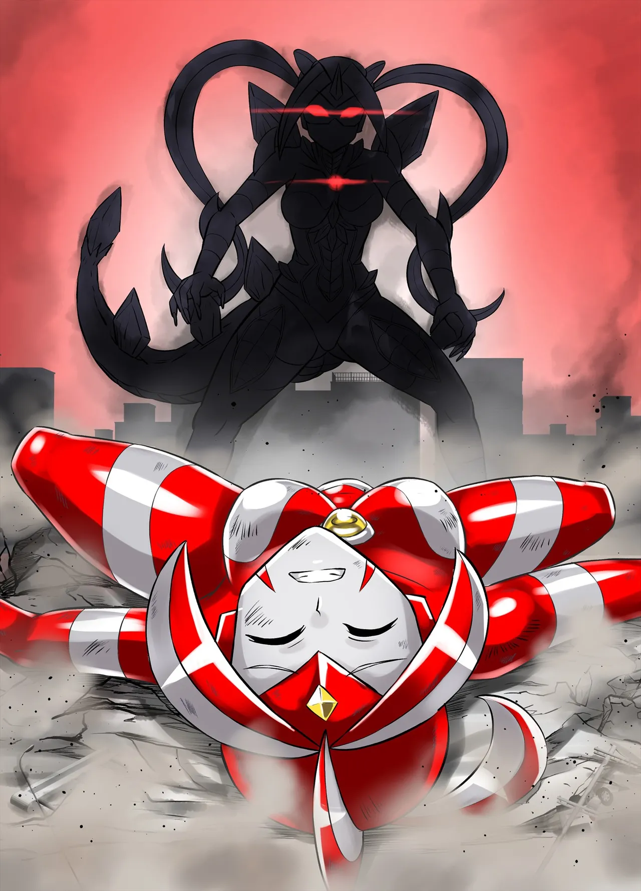 アルティメットレナ 第6話 決戦！VSアルティメットニナ！ Page.49