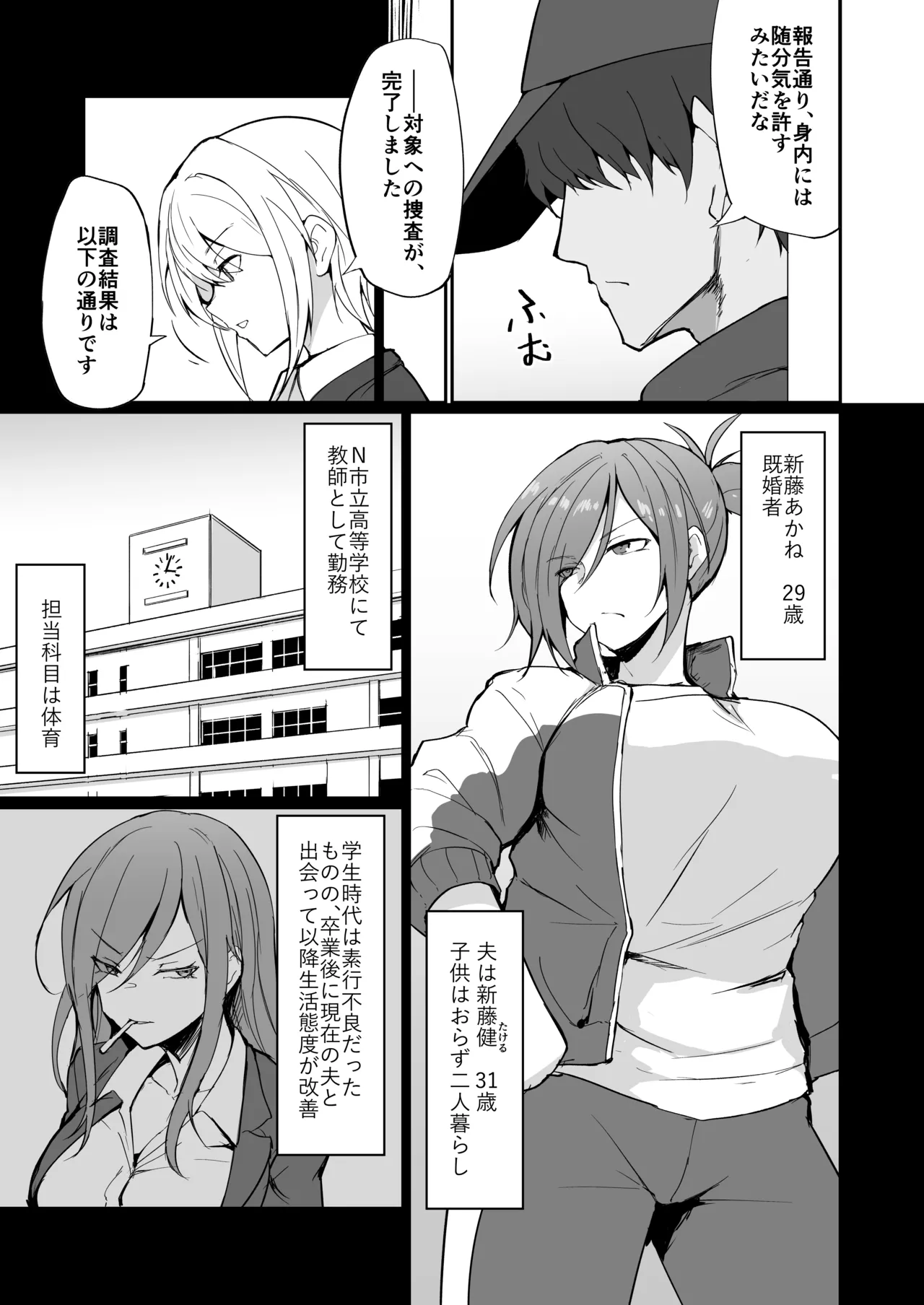 元ヤン人妻体育教師、堕ちる。 Page.8