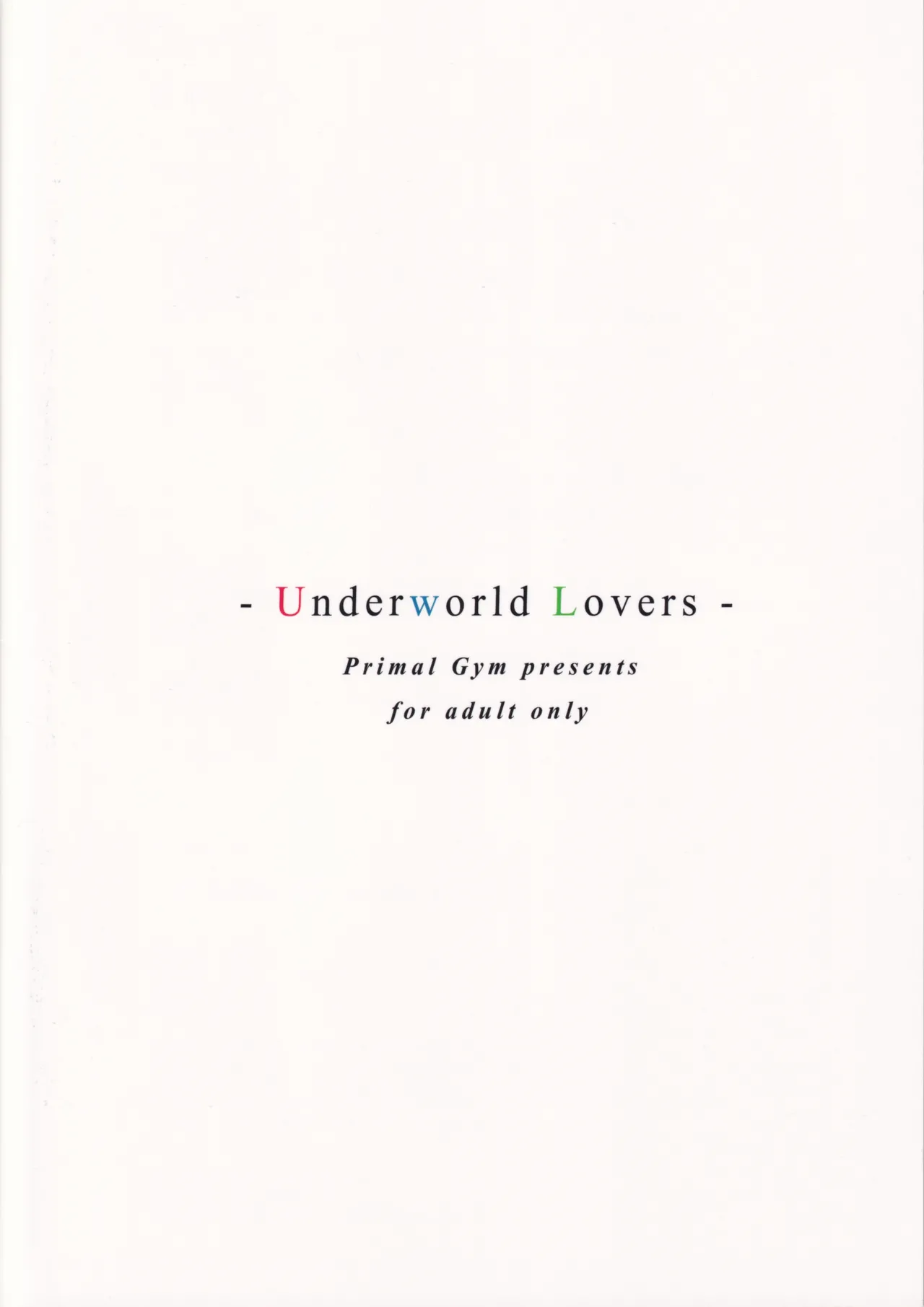 Underworld Lovers Page.26