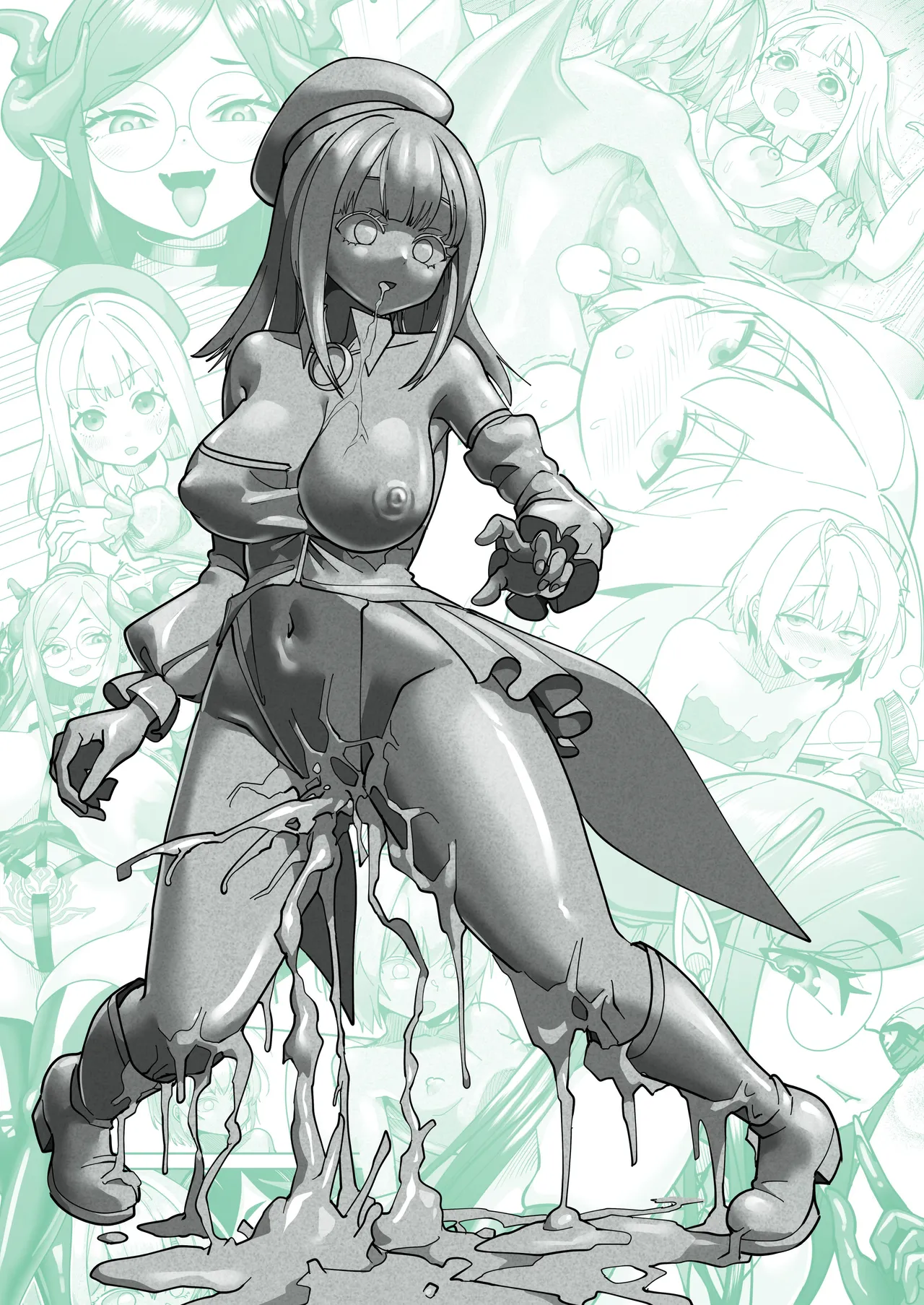 石化アクメで人生終わった件 魔法少女ルミナスノア対TS悪堕ち爆乳彼氏 Page.40