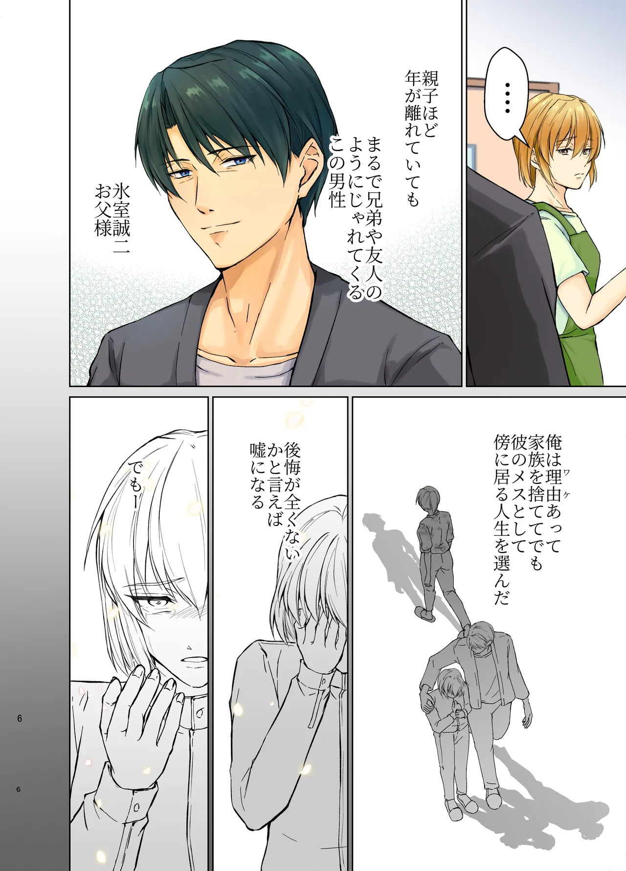 欲情メス堕ち息子 お父様にメイド教育されるハナシ Page.6