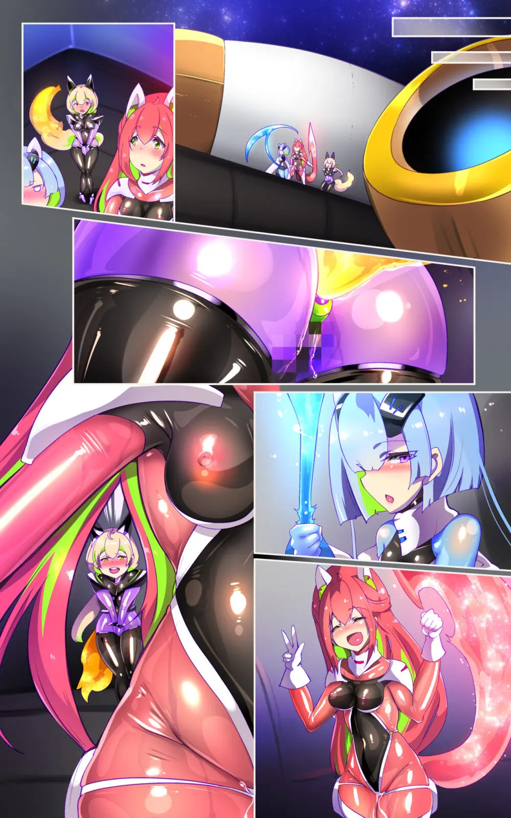 戦闘アンドロイドにTS転生して、とってもえっちな目にあって悪堕ちする漫画 -戦光兵女プリッケ・ツァーナ- Page.53