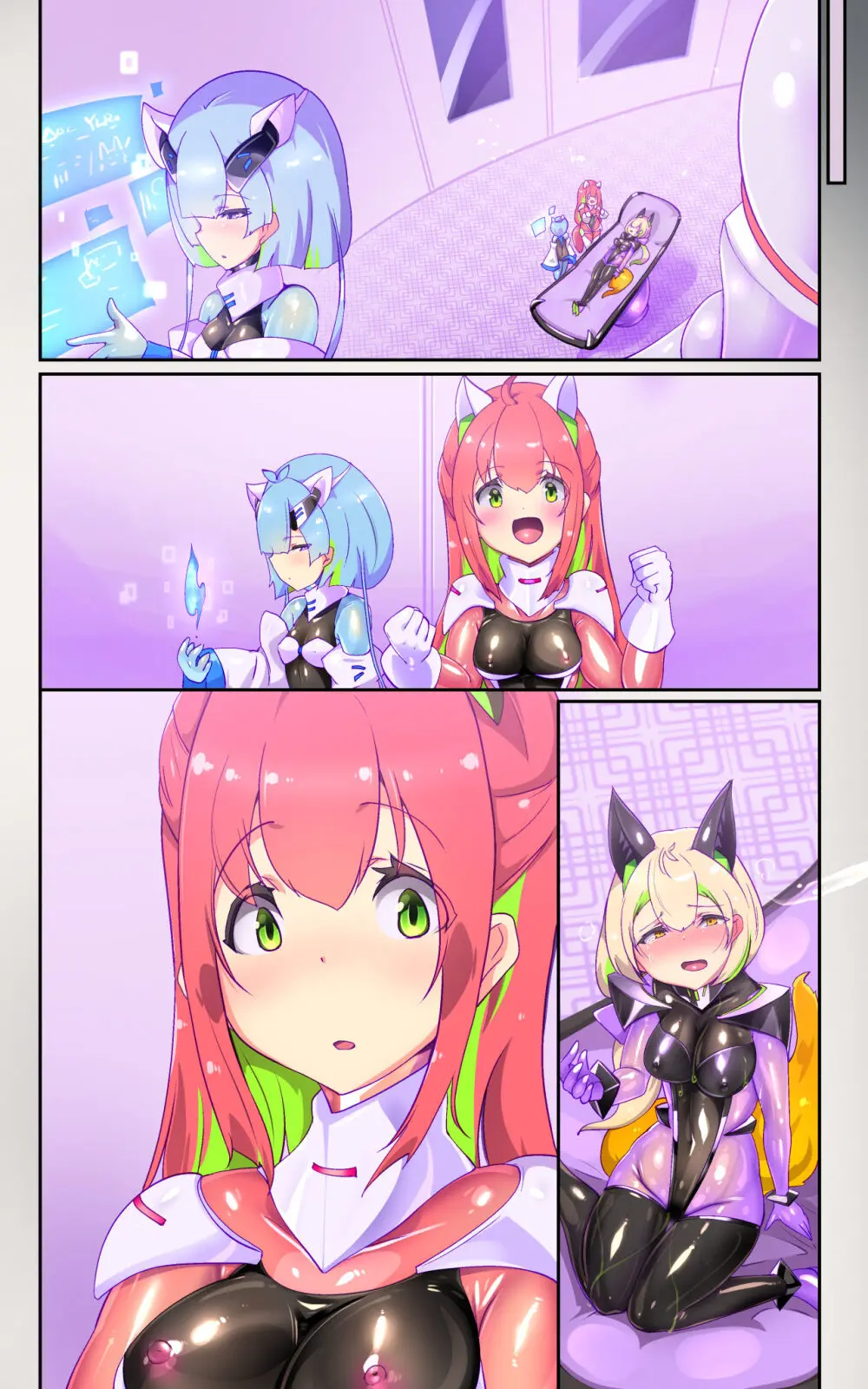 戦闘アンドロイドにTS転生して、とってもえっちな目にあって悪堕ちする漫画 -戦光兵女プリッケ・ツァーナ- Page.61