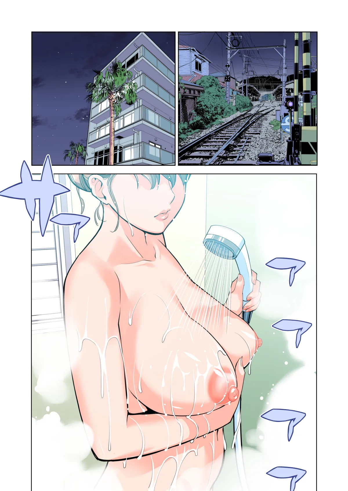 茜色に染まる若妻 〜病室で僕の妻が寝取られた〜（合冊版） フルカラー Page.71