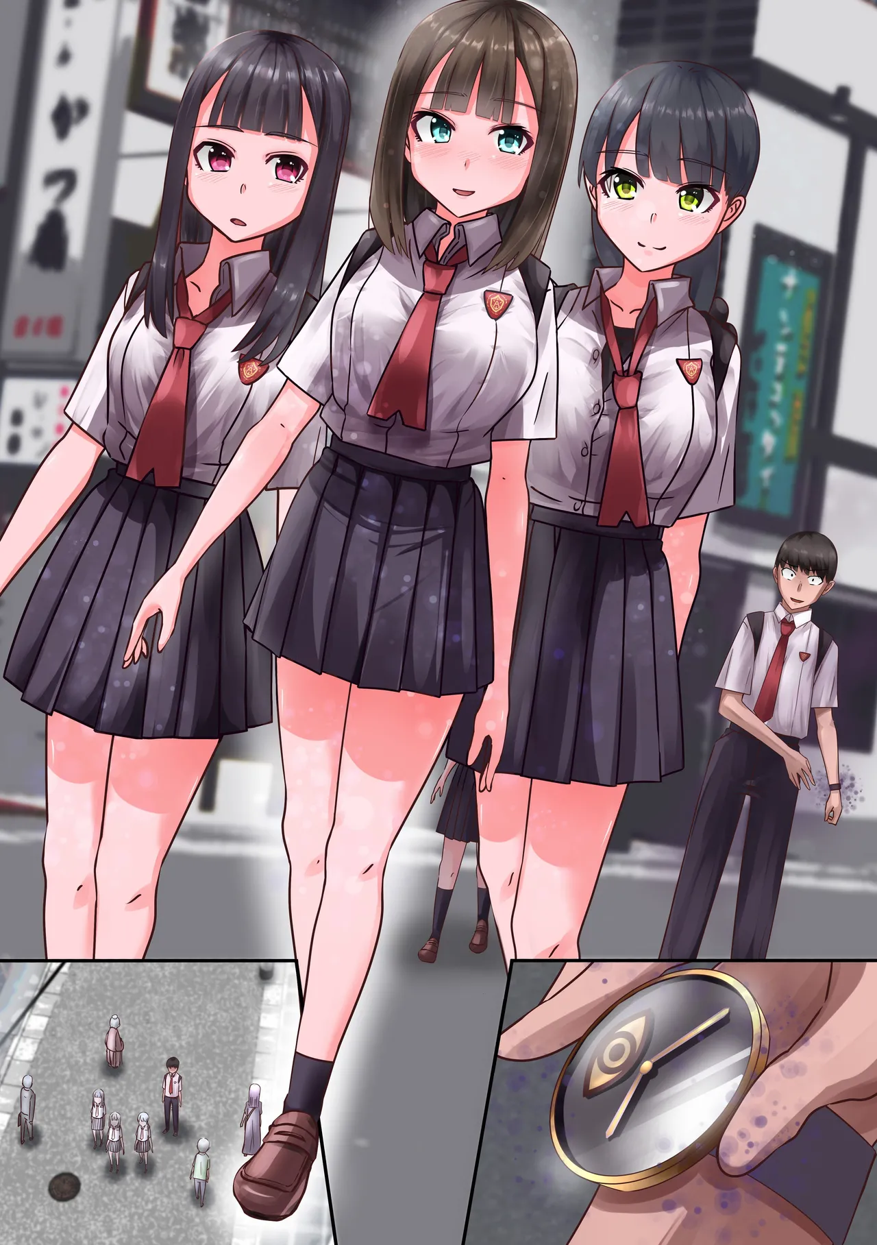 時間停止時計を貰ったので、とりあえず同級生とか風紀委員とかビッチの身体を無抵抗にして遊んでみた。 Page.26