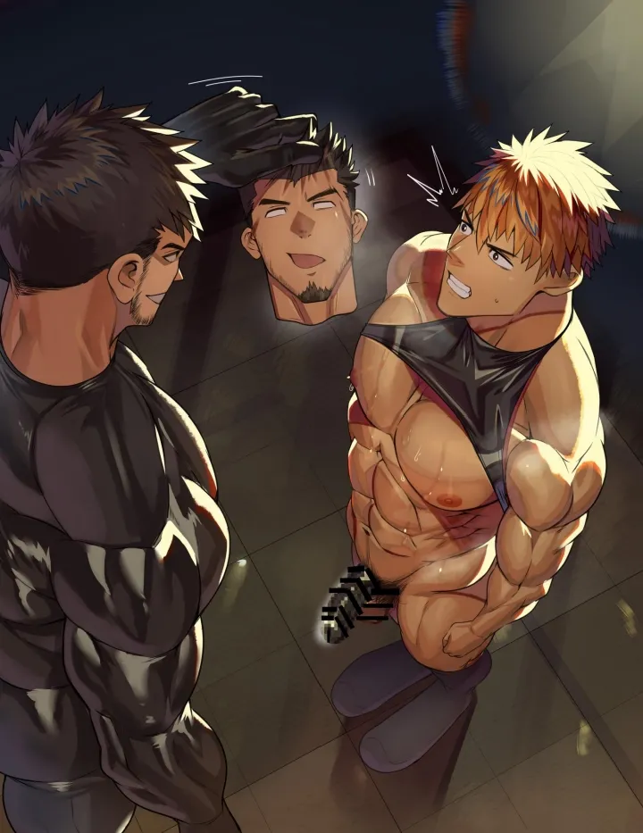 [たかおのがみ (といろ)] 変態覆面(スキン)で戦闘員化した筋肉ヒーロー、雑魚チンおっ勃てメスイキSEX!! Page.42