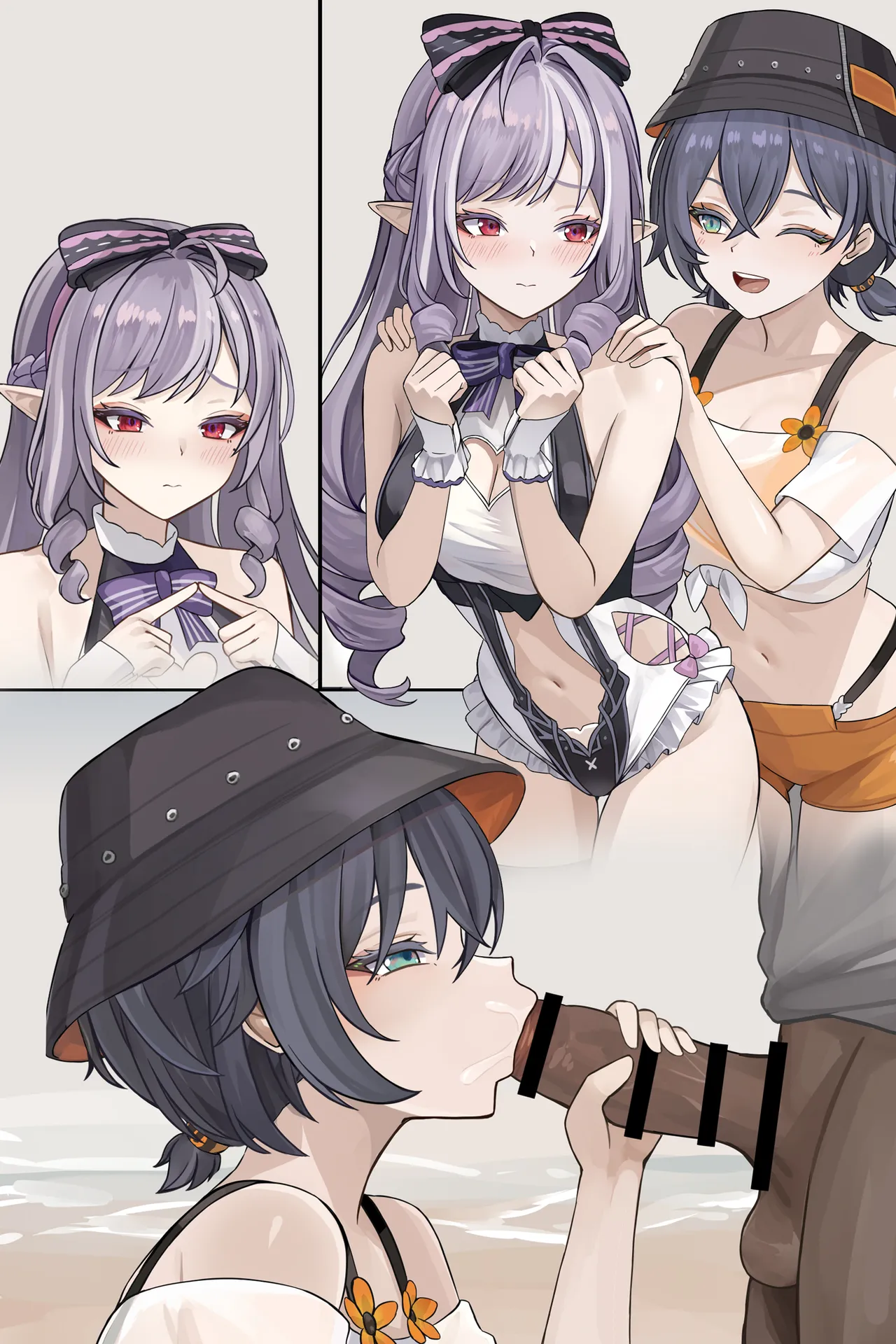 夏の海でふたりとえっち♥ Page.5