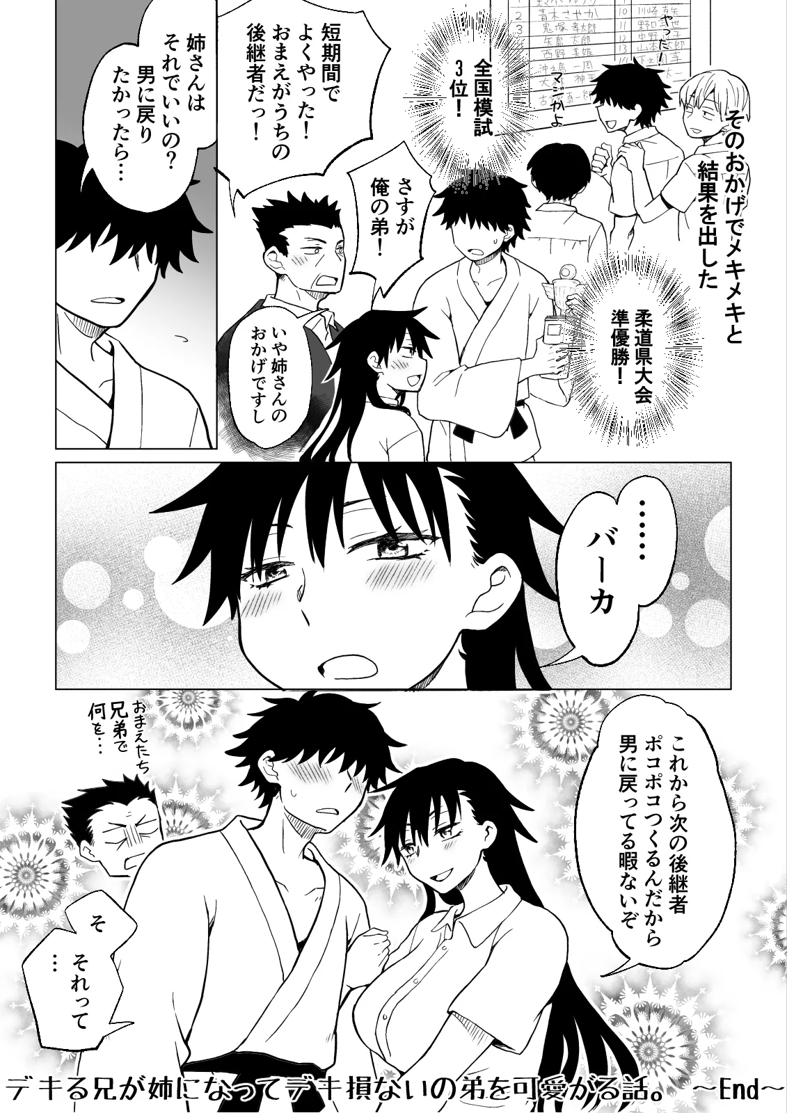 デキる兄が姉になってデキ損ないの弟を可愛がる話。 Page.37