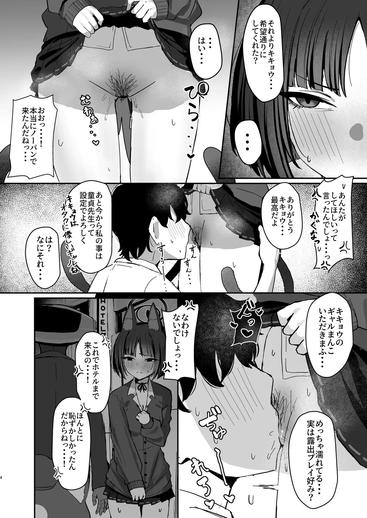 キキョウにギャルコスしてもらう本 Page.3