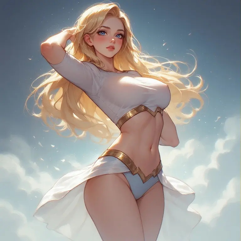 Angelic Supergirl Page.4