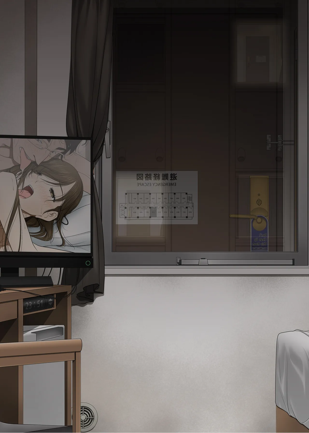 [彩～IRODORI～ (SOYOSOYO)] 彼女がパンツを穿かない理由 -ビジホ受付嬢編- 中編 [DL版] Page.3