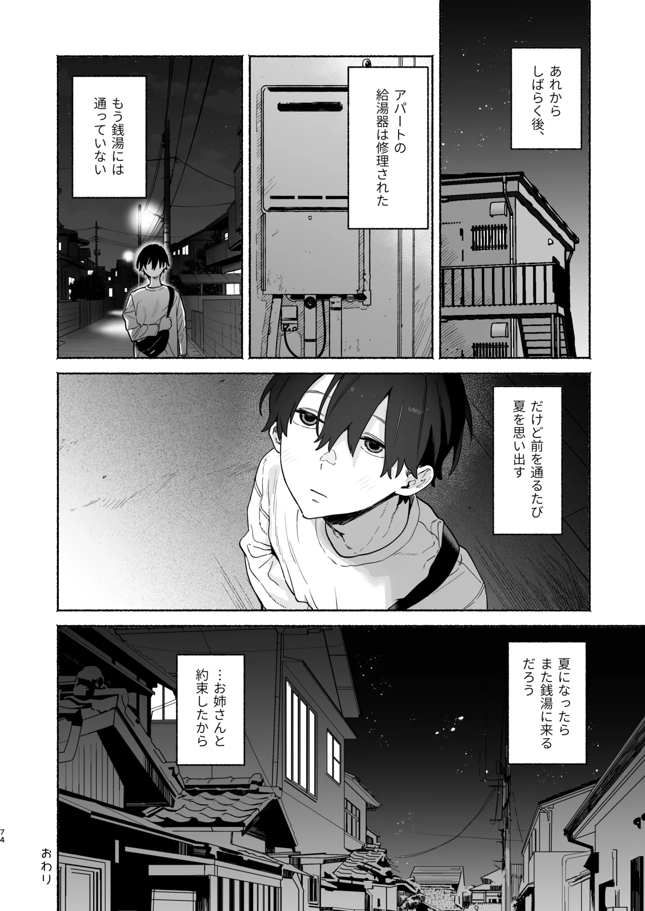 銭湯のおねえさんと交わる、4日間の夏 Page.73
