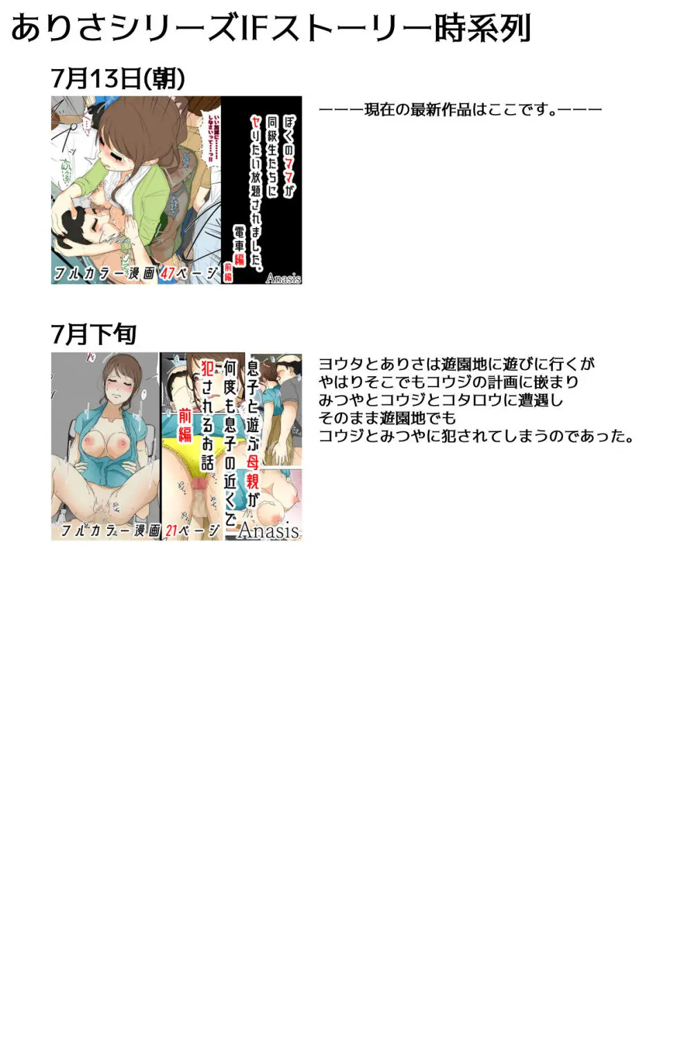 My Mom was letting my classmates do whatever they wanted to her Page.59