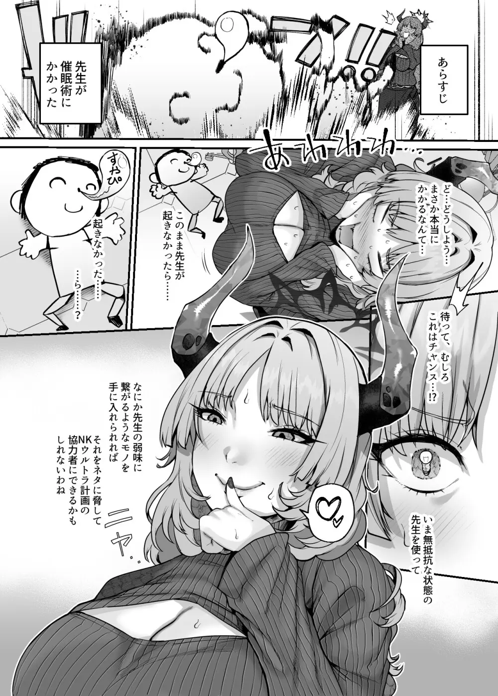 [Lv.41 (41)] NK(なまこうび)ハニトラ計画 (ブルーアーカイブ) [DL版] Page.2