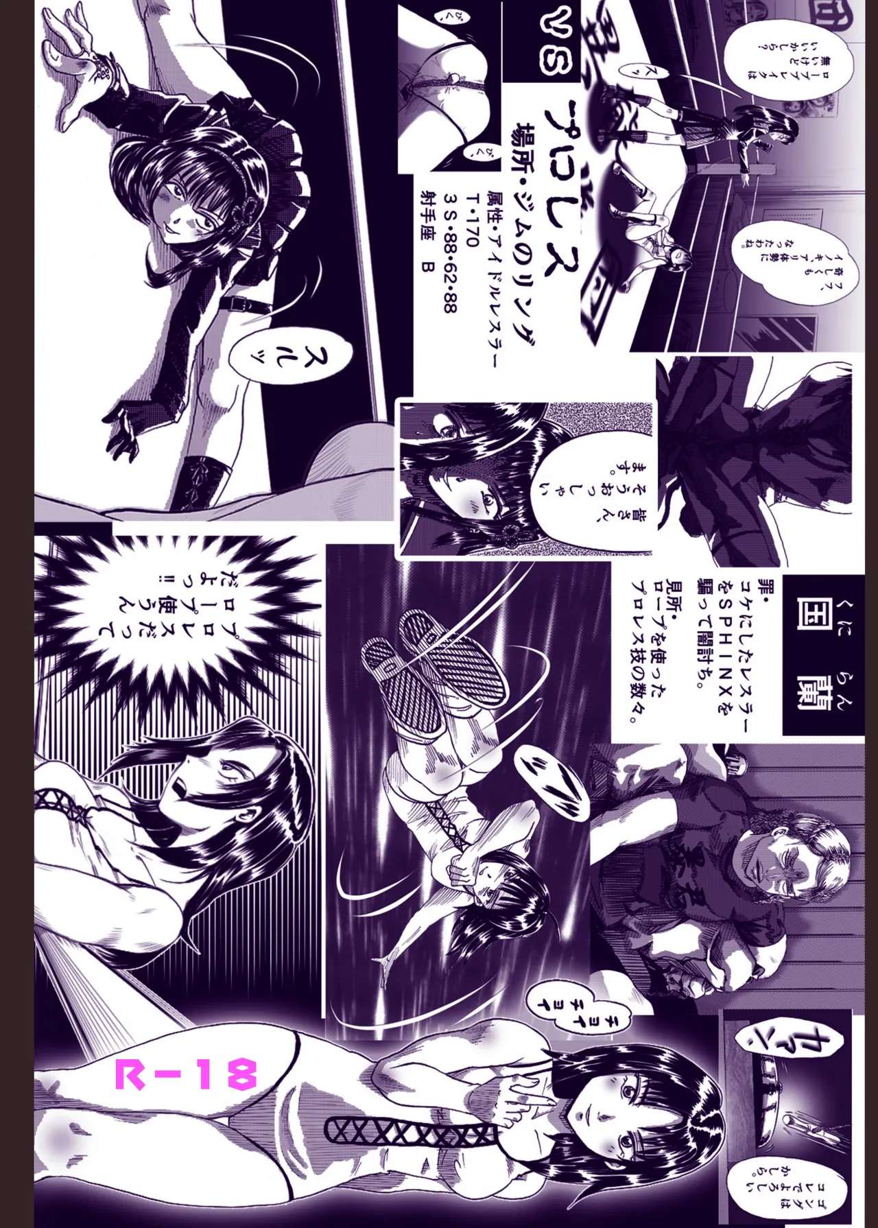 縛闘姫伝SPHINX act5 vsプロレス Page.66