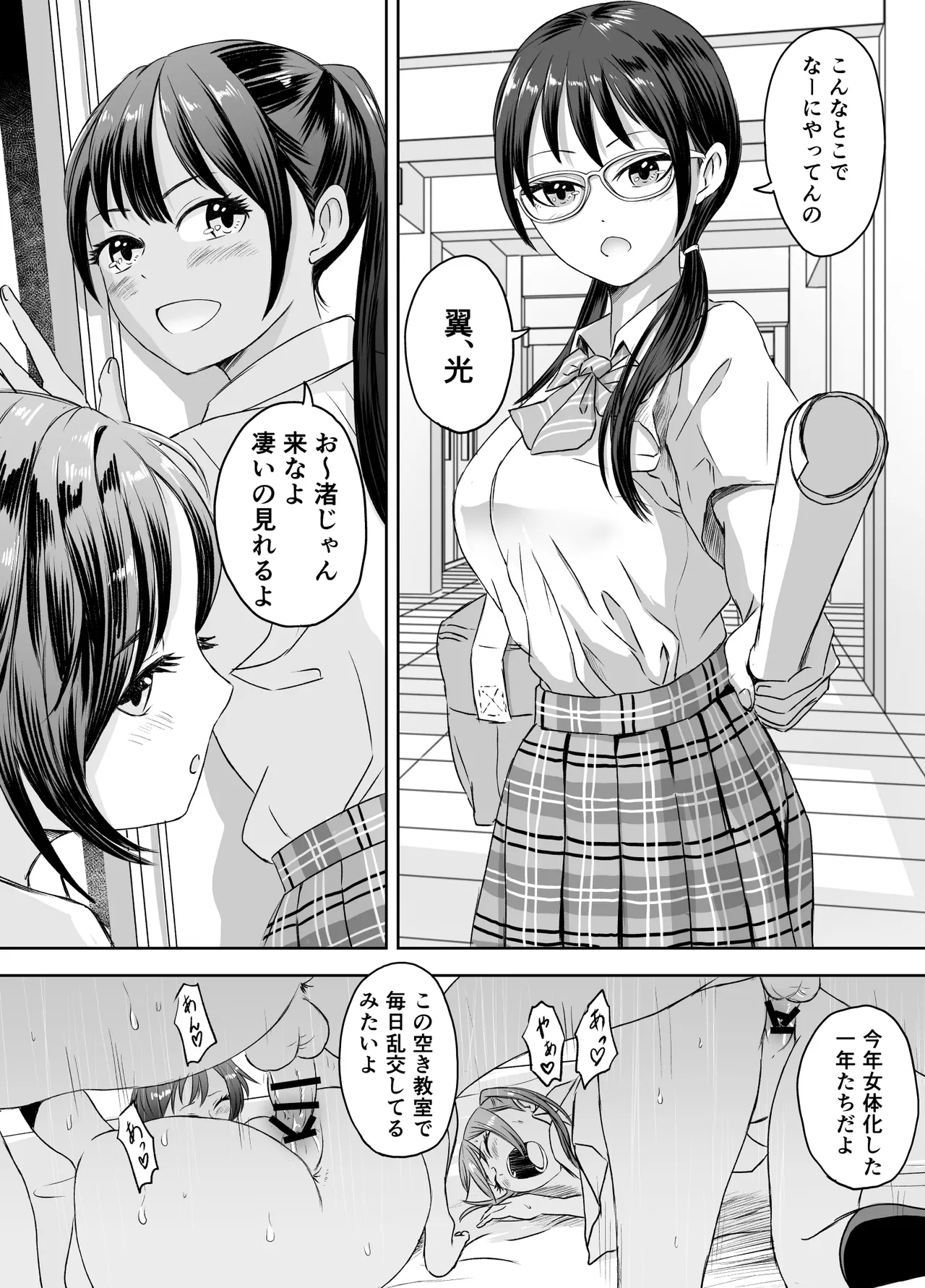 女子校生になったまま楽しむ学園性活 Page.6