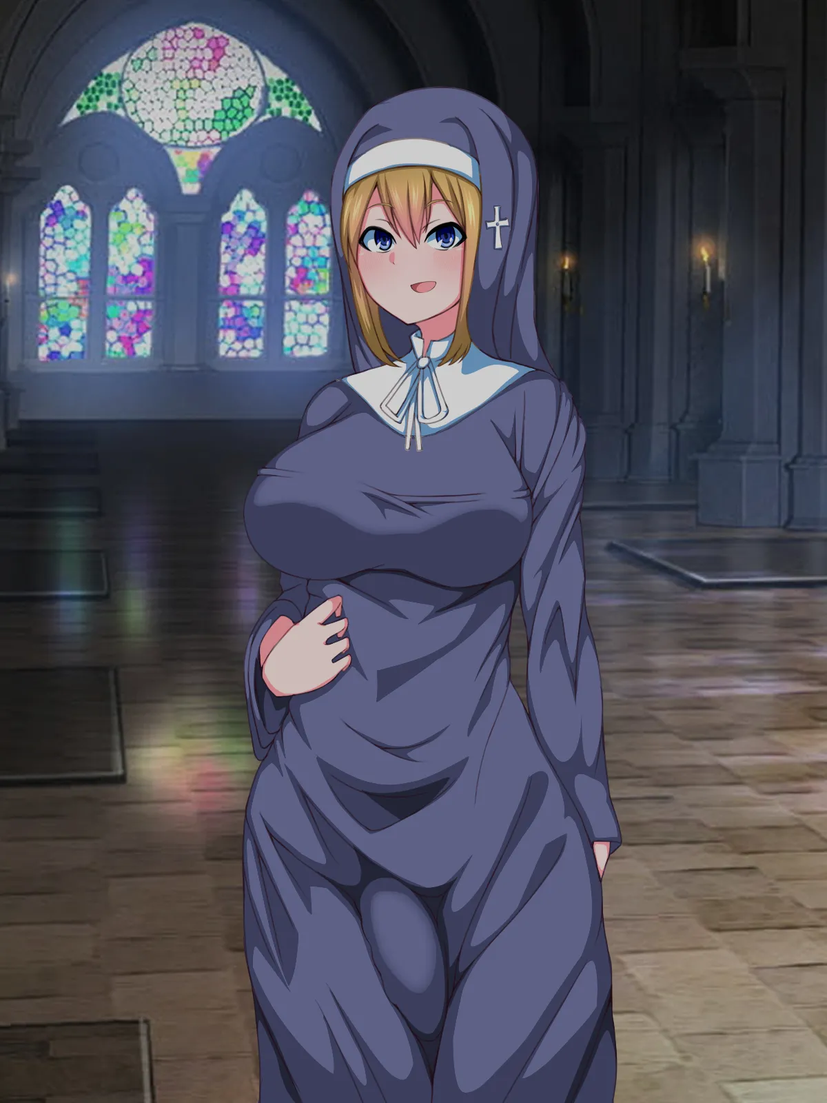 There's No Way This Futanari Nun Will Lose to the Pleasures of Immoral Ejaculation! Page.21