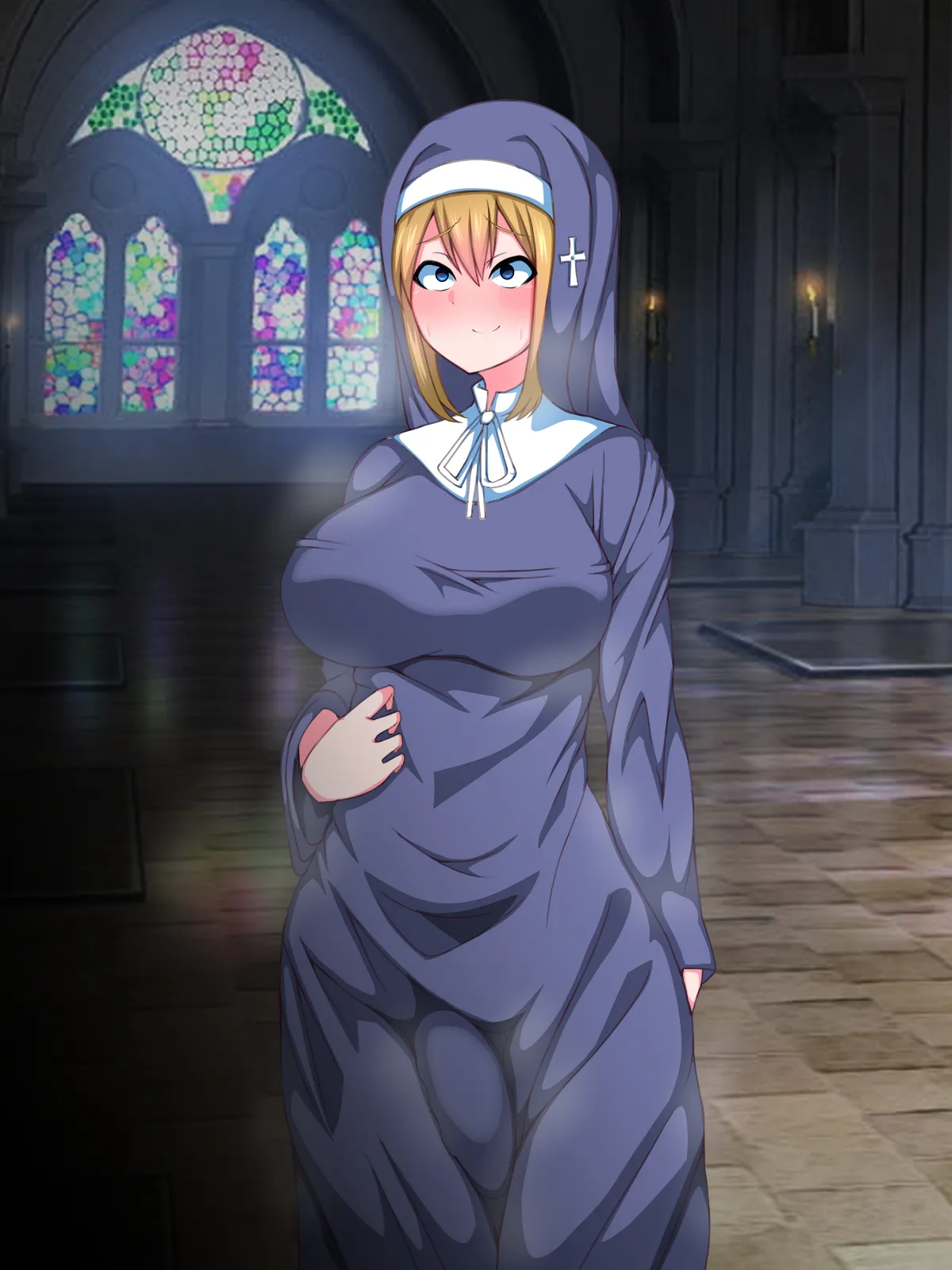 There's No Way This Futanari Nun Will Lose to the Pleasures of Immoral Ejaculation! Page.38