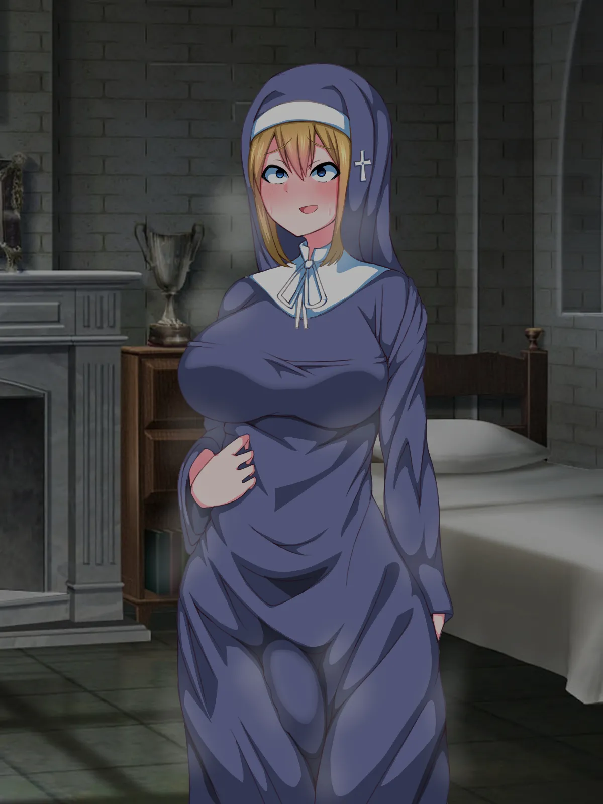 There's No Way This Futanari Nun Will Lose to the Pleasures of Immoral Ejaculation! Page.42