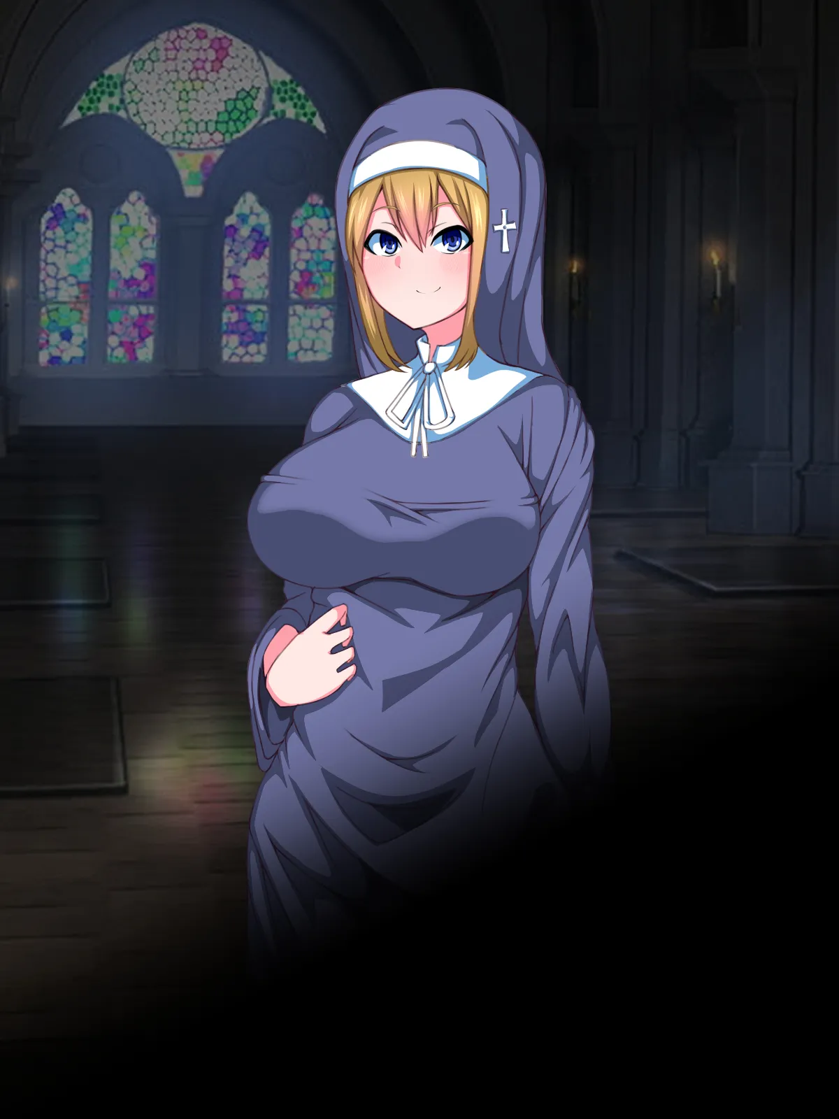 There's No Way This Futanari Nun Will Lose to the Pleasures of Immoral Ejaculation! Page.7