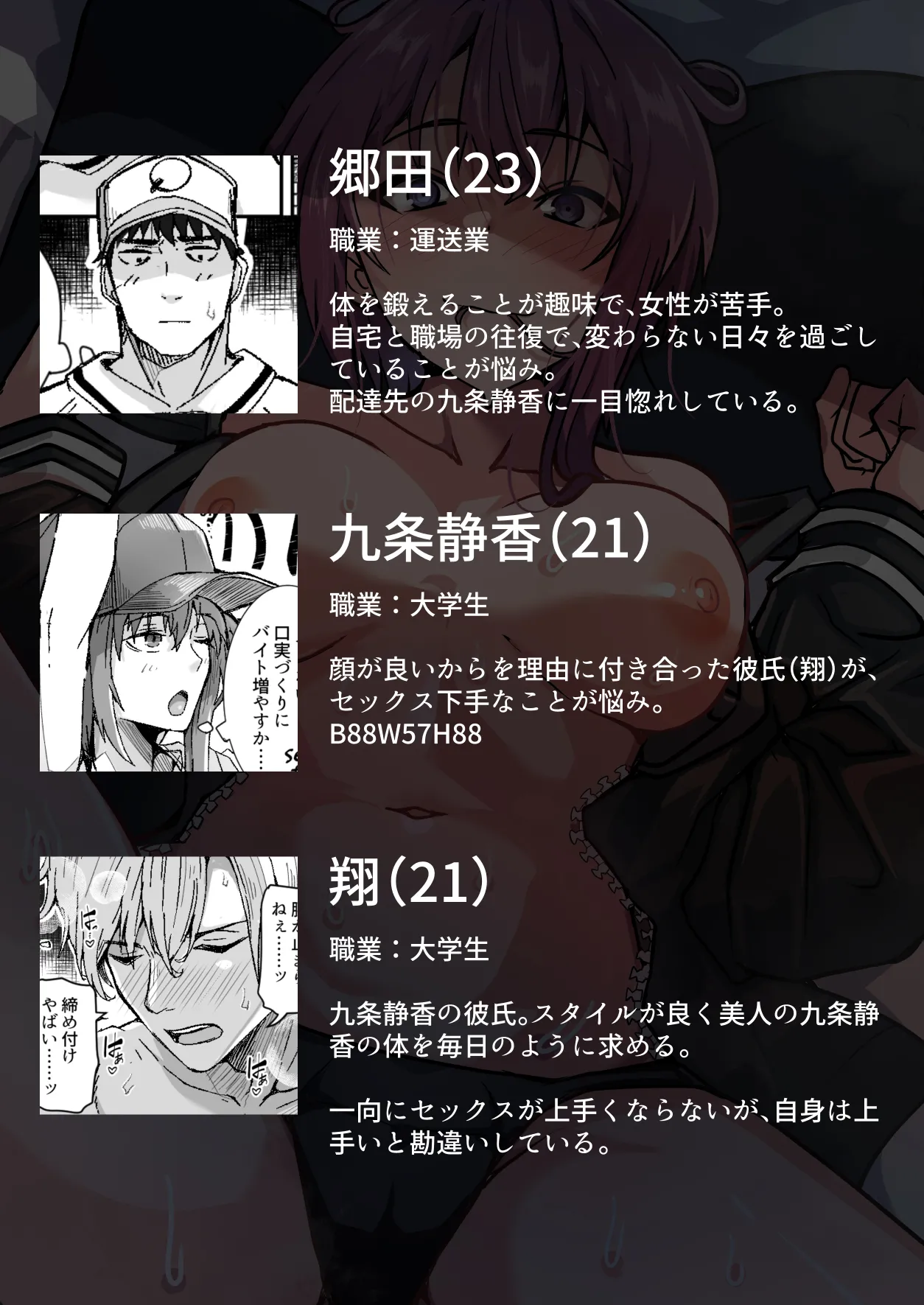 配達員の俺、配達先の美人JDと縁あってエッチできた件 Page.2