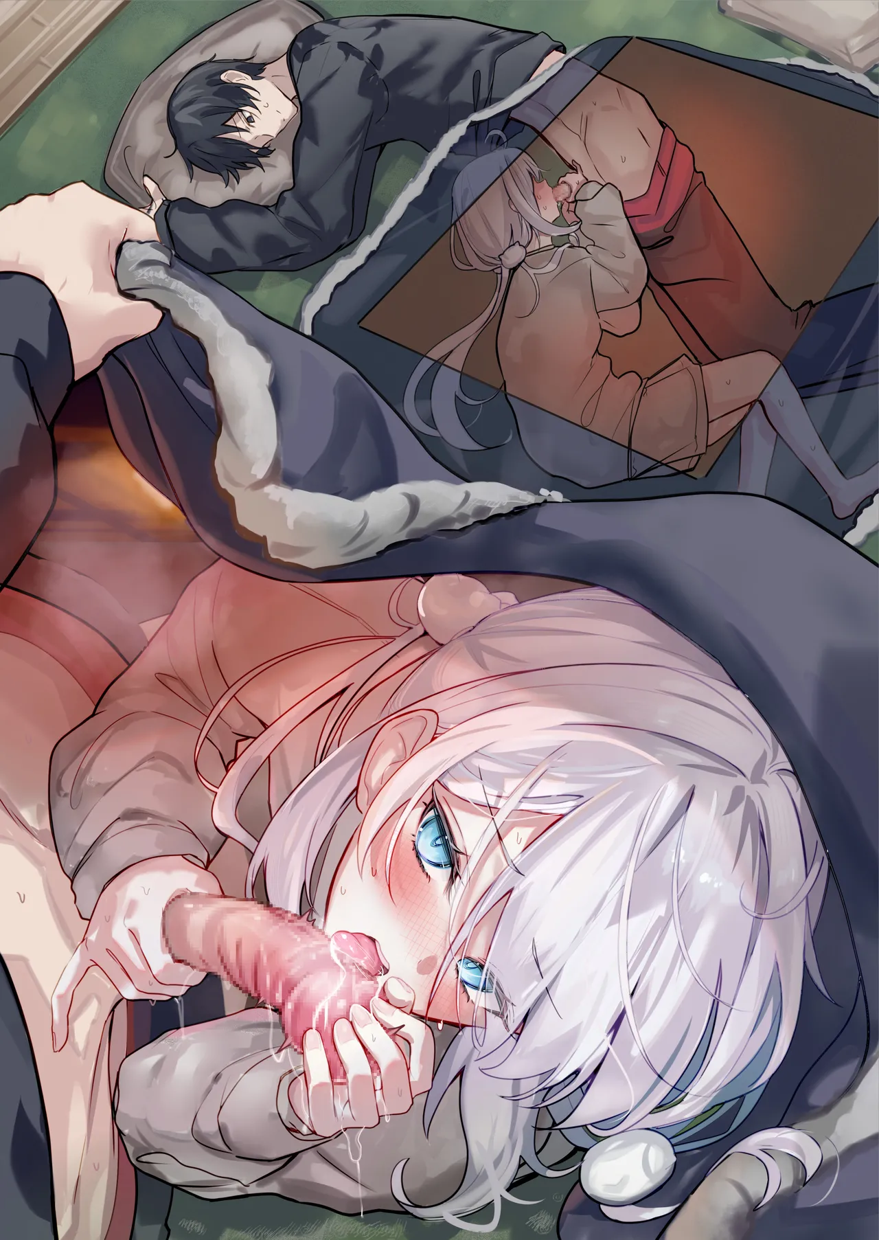 コタツの中、えっちな攻棒戦♥ Page.5