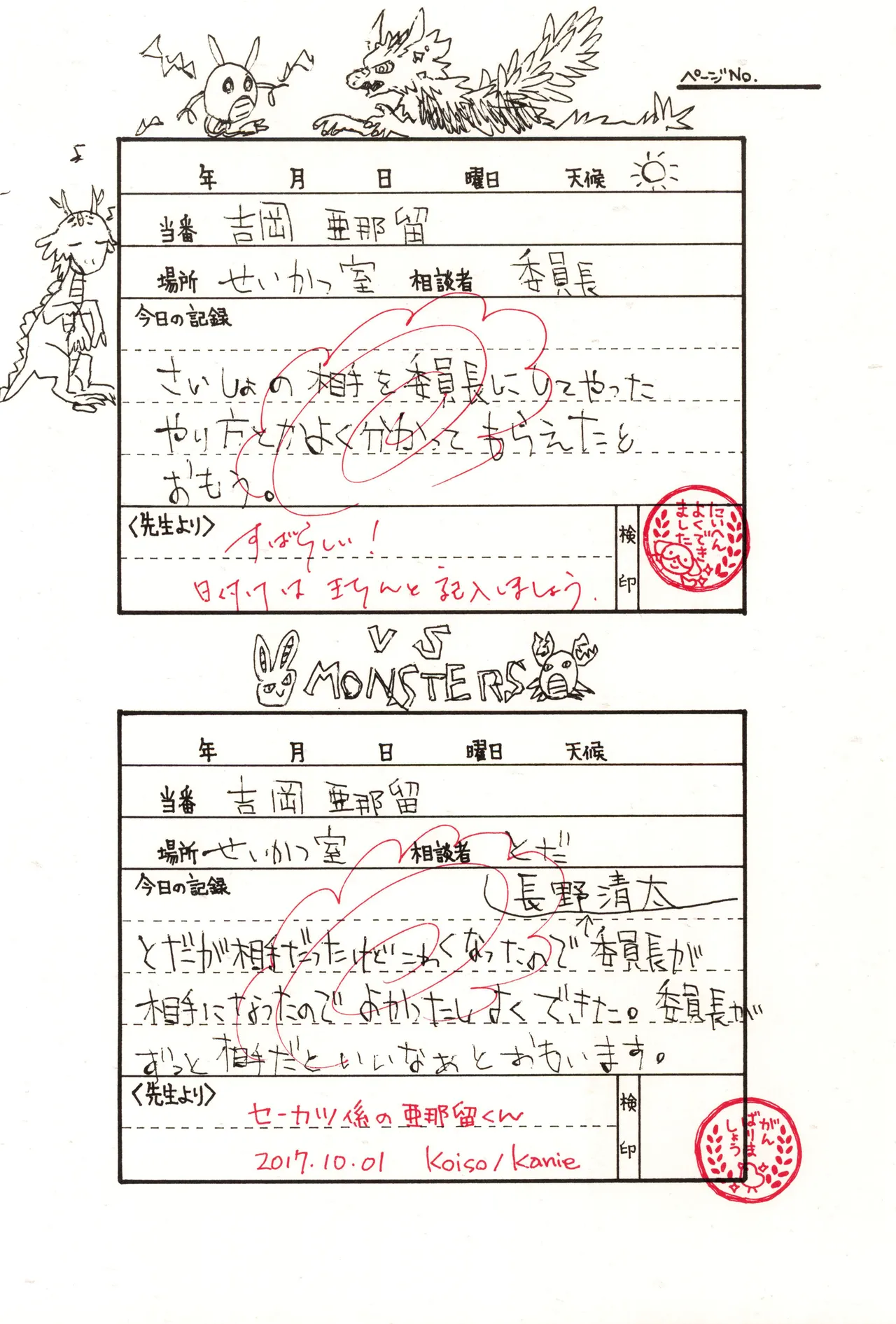 カツ係りの亜那留くん Page.22