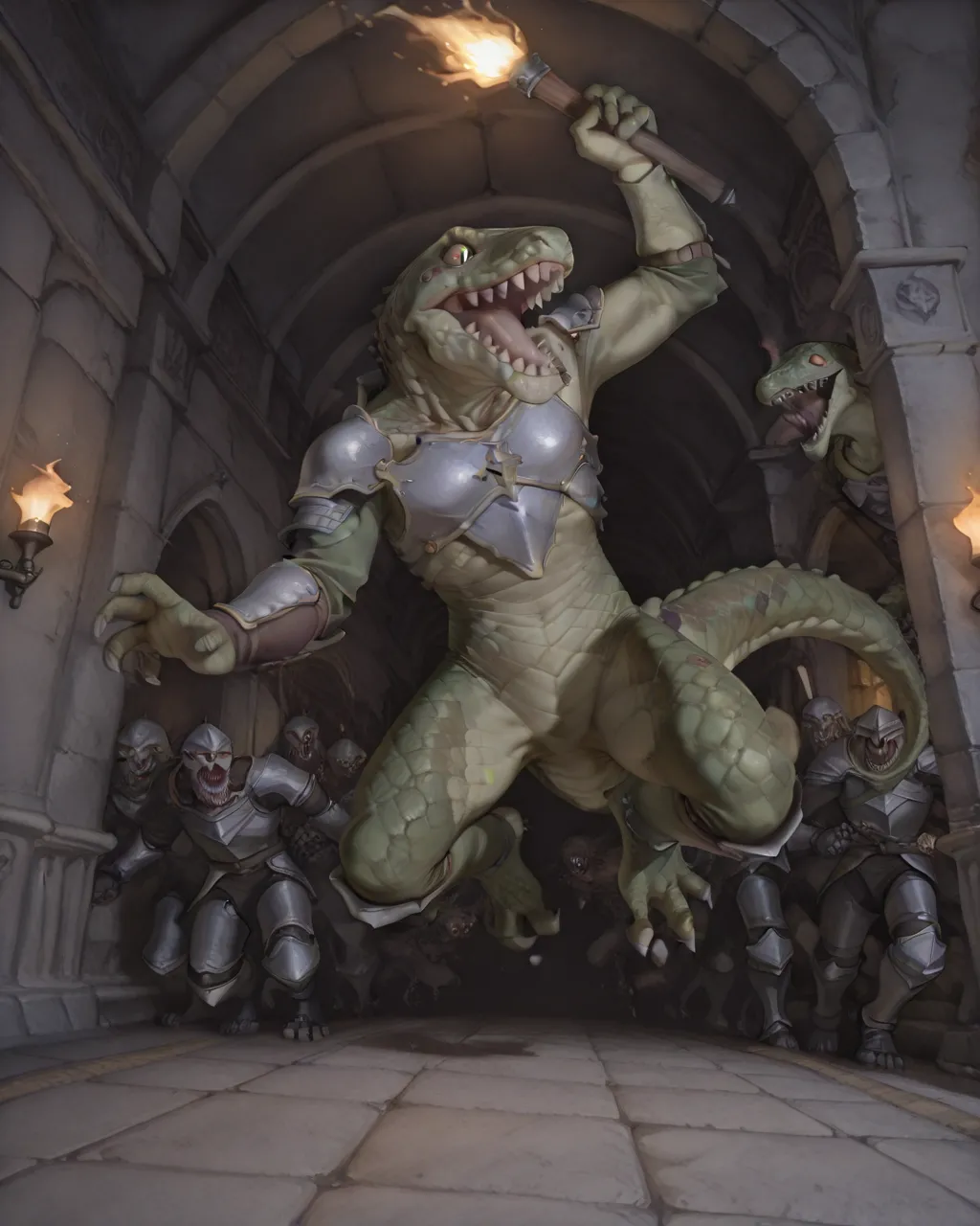 Princess Sacrifice Feena Durlag's Tower, Defeated Game Over Page.102