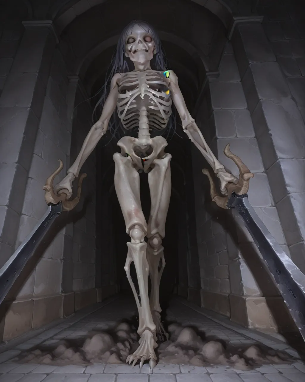 Princess Sacrifice Feena Durlag's Tower, Defeated Game Over Page.40